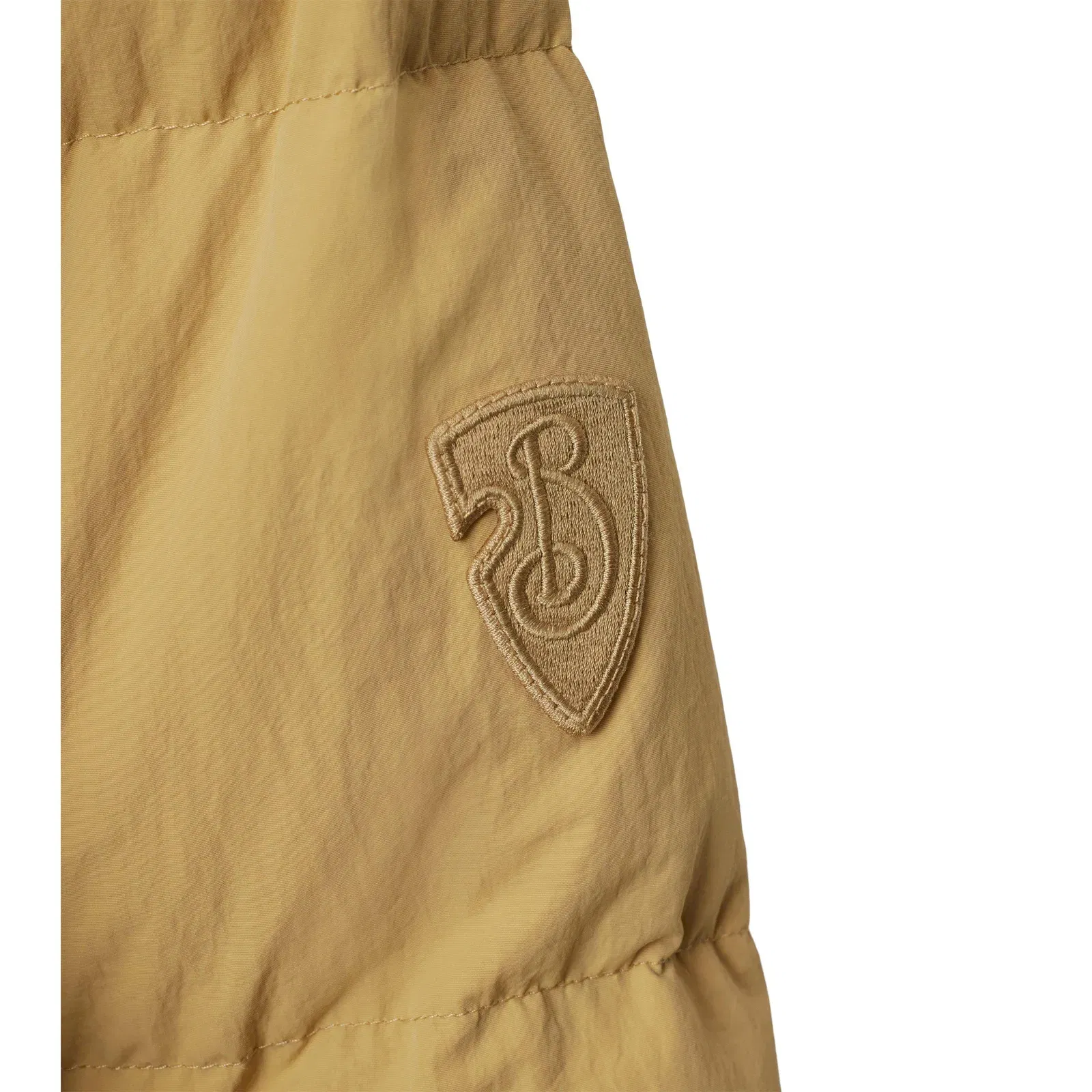 Water-Repellent Detachable Hood Faux-Fur Trim Short Puffer Jacket