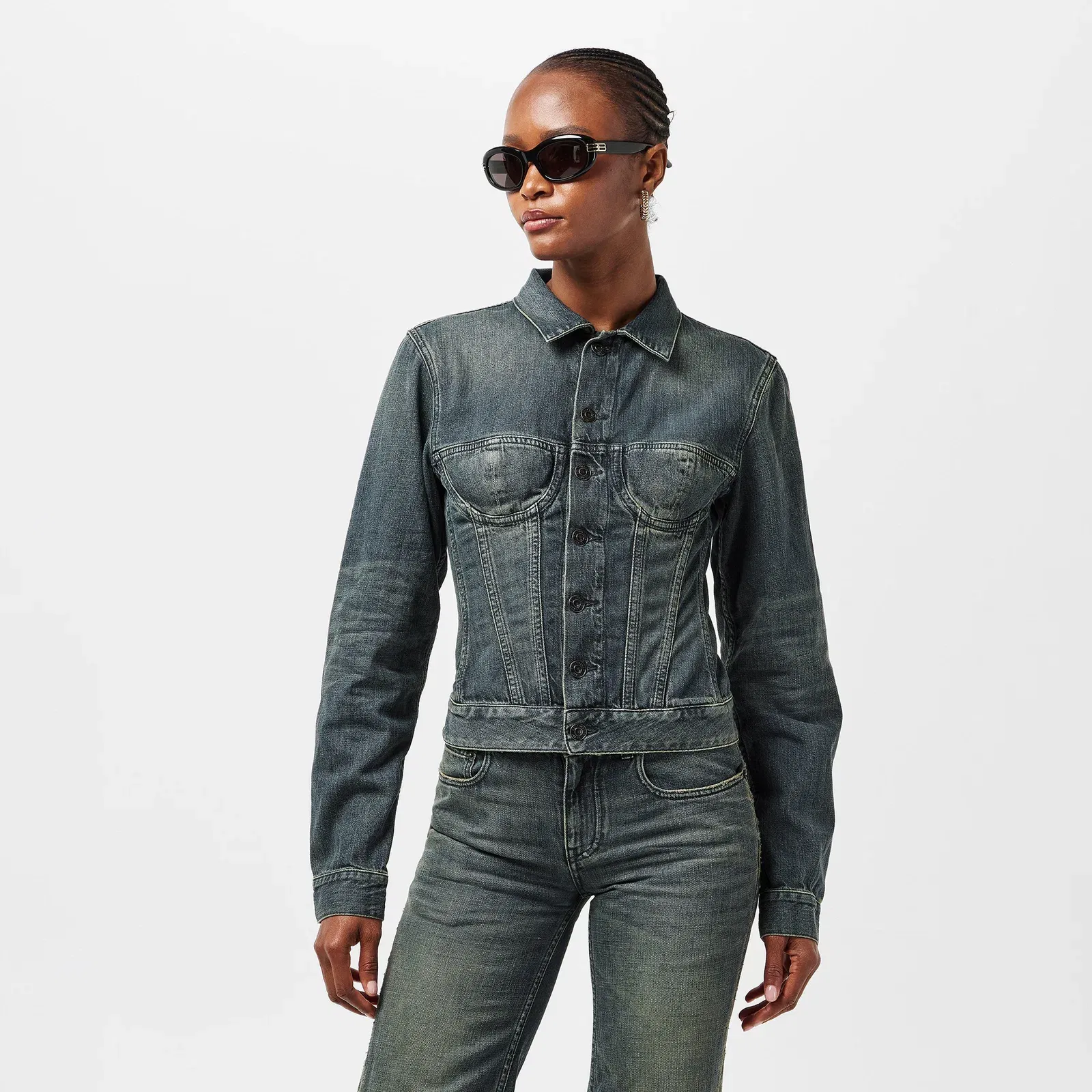 Bal Corseted Denim Jacket
