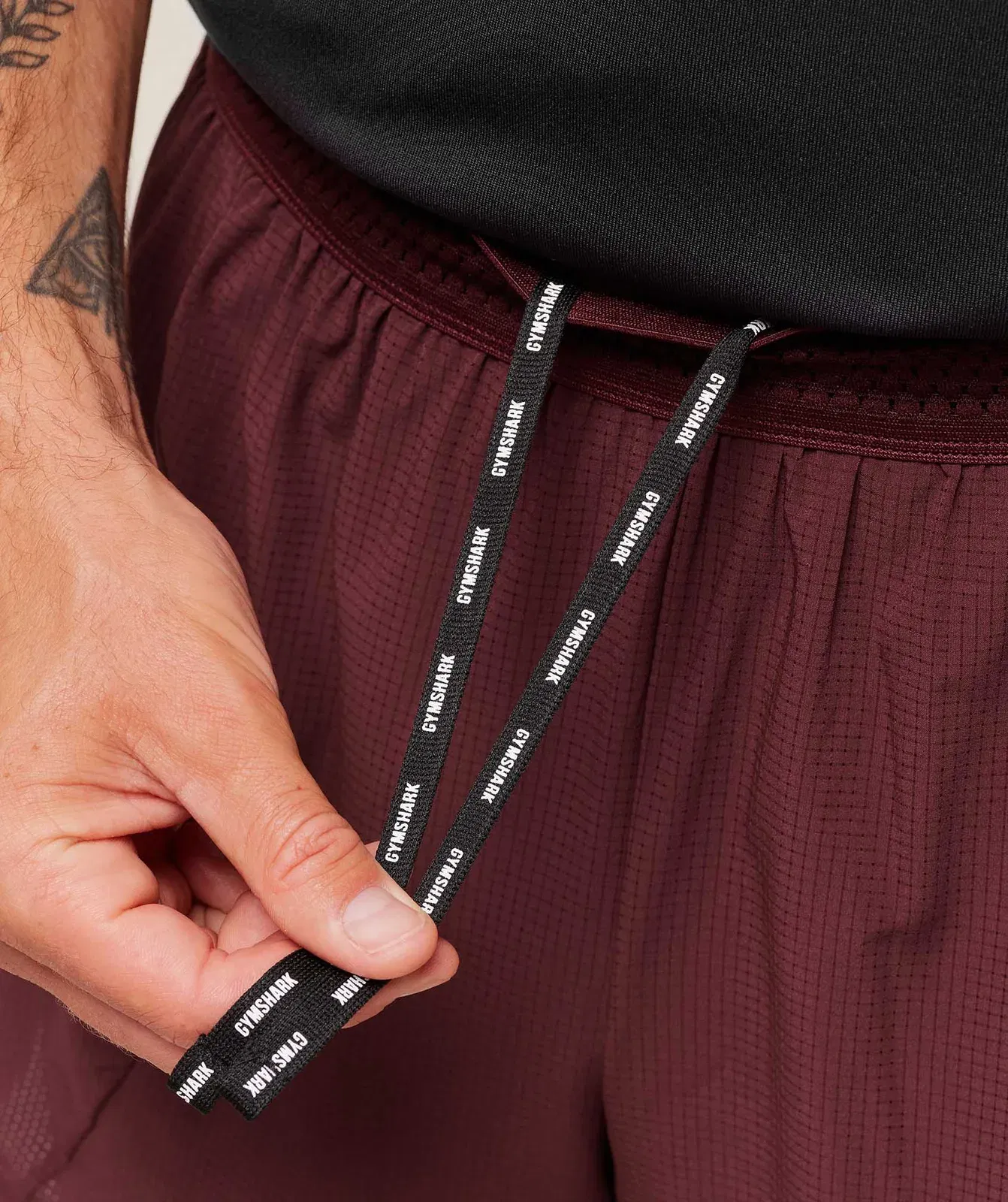 Gymshark Running 4" 2in1 Shorts - Rich Maroon