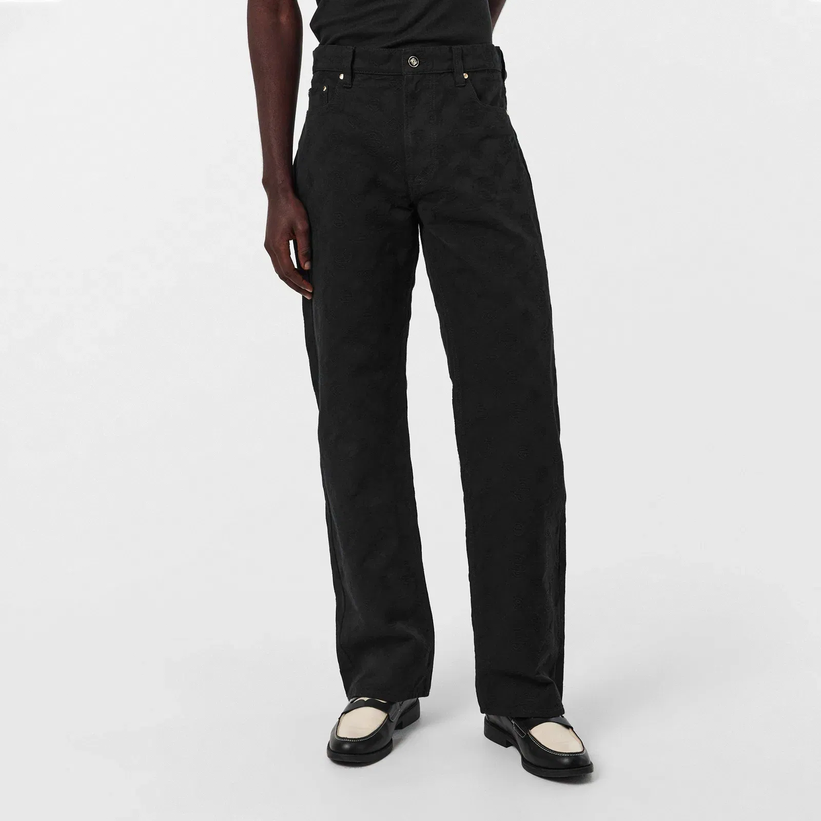 Mono Durable Denim Structured Fit Straight Leg Jeans