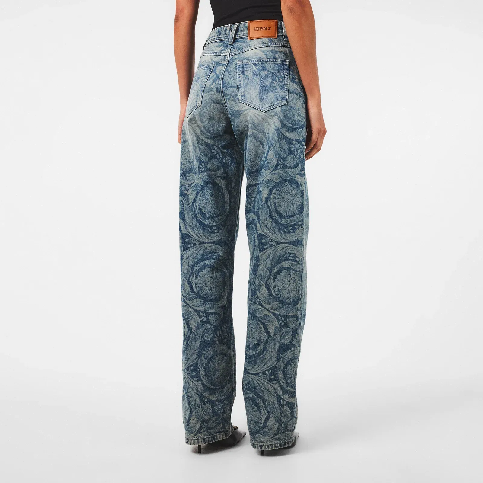 High Rise Wide Leg Jeans