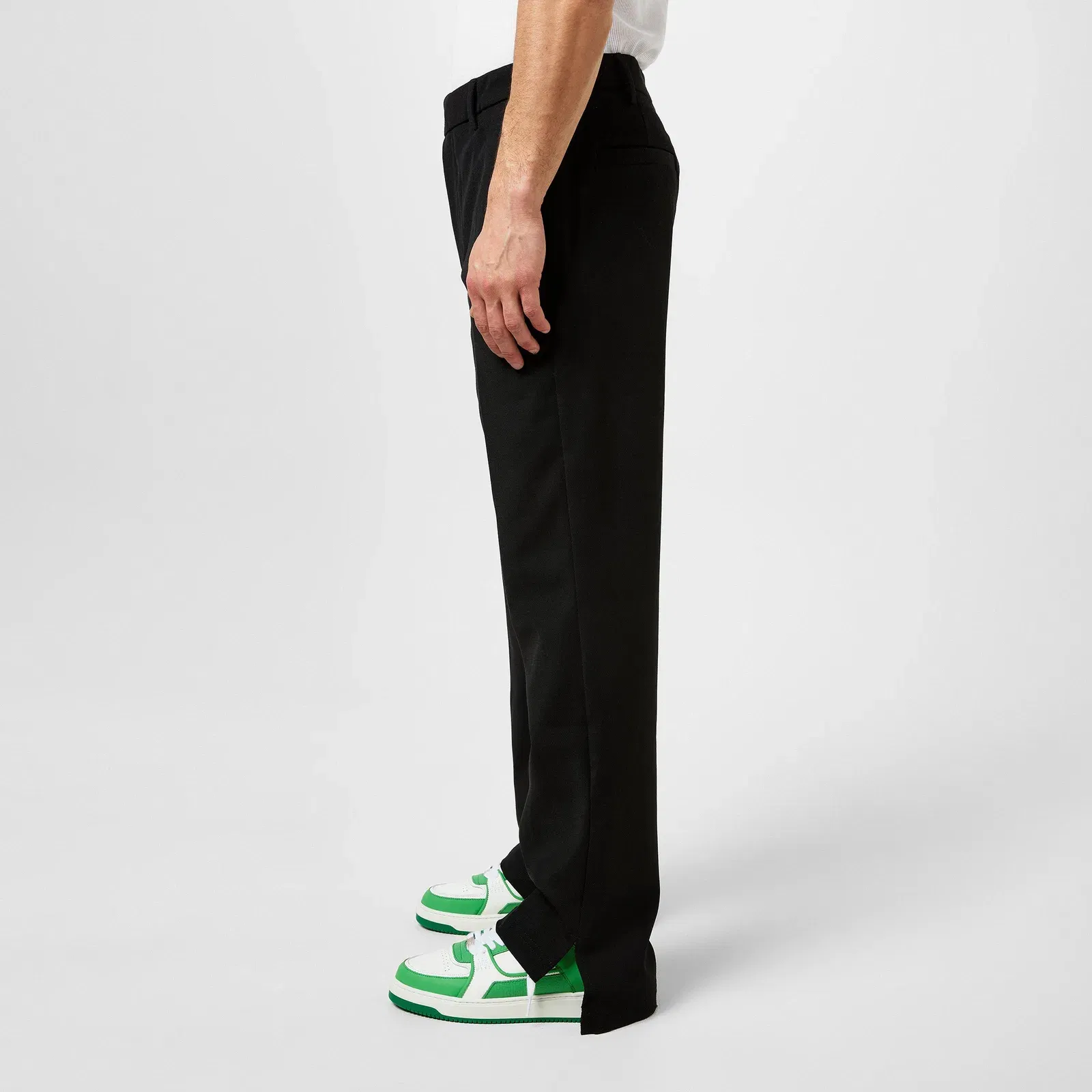 Step Stepped Cuff Tailored Trousers
