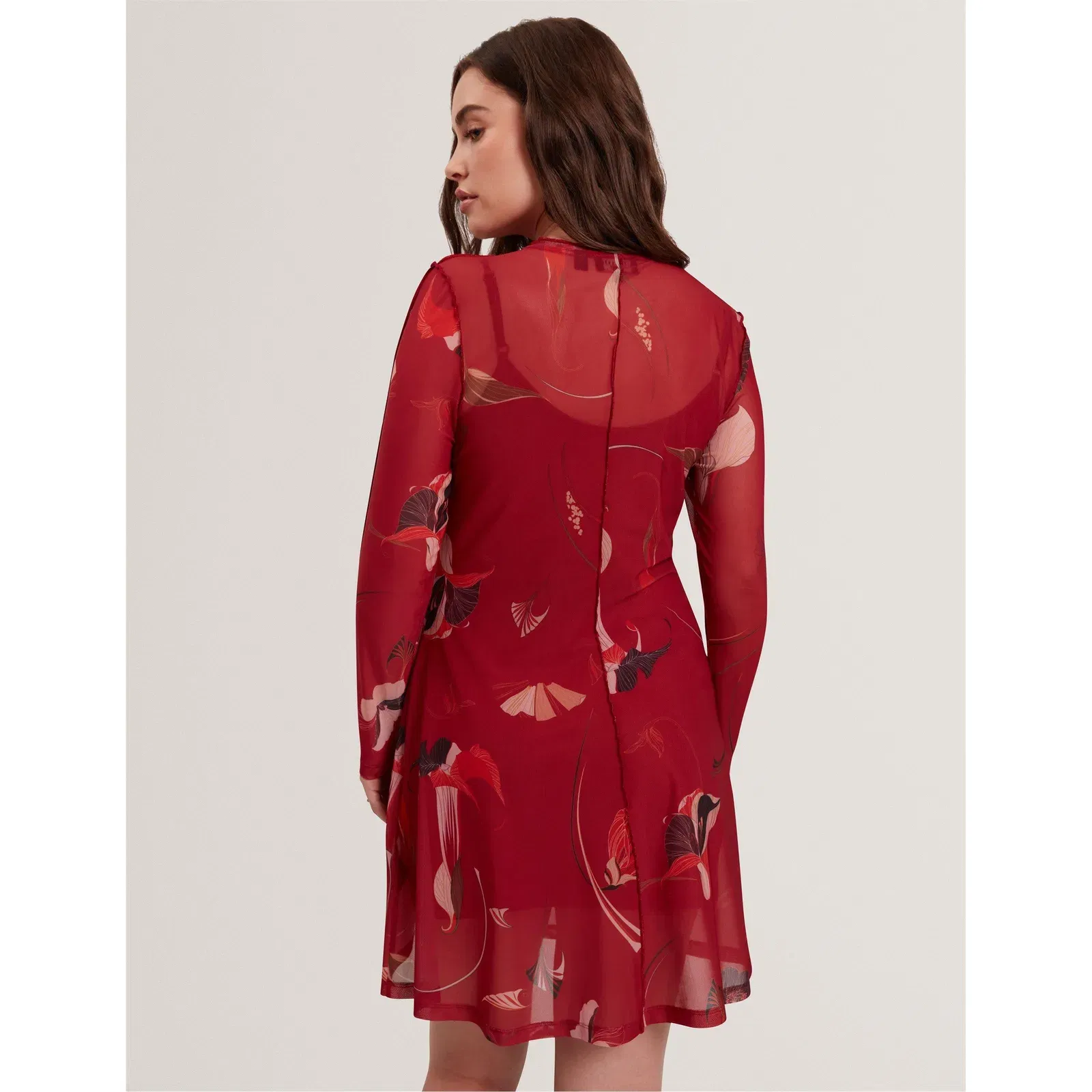 Print Mini Dress