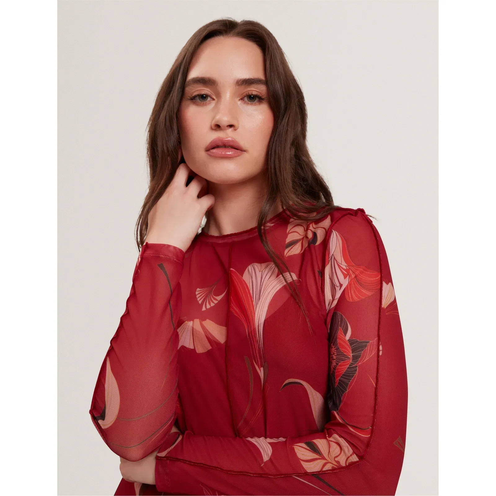 Print Mini Dress