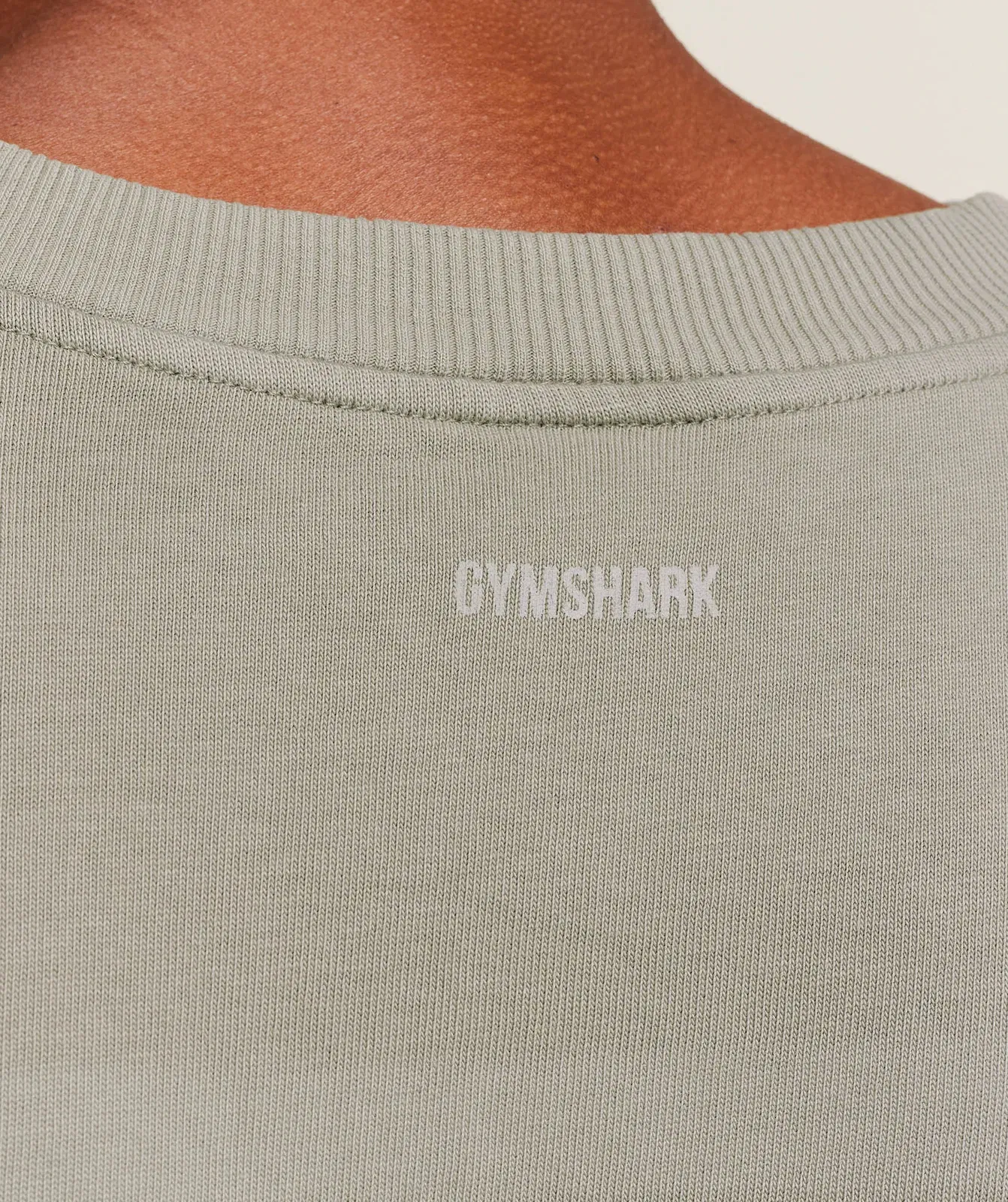 Gymshark Collegiate Washed Jersey T-Shirt - Smokey Grey