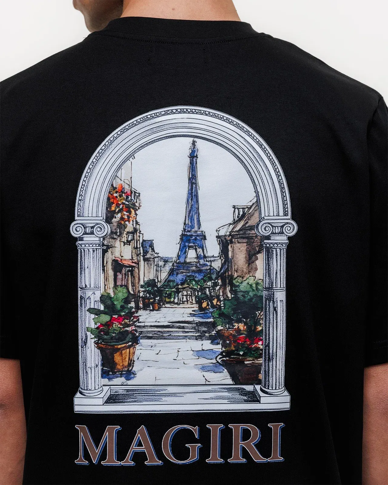 Magiri Archway Printed T-Shirt in Black