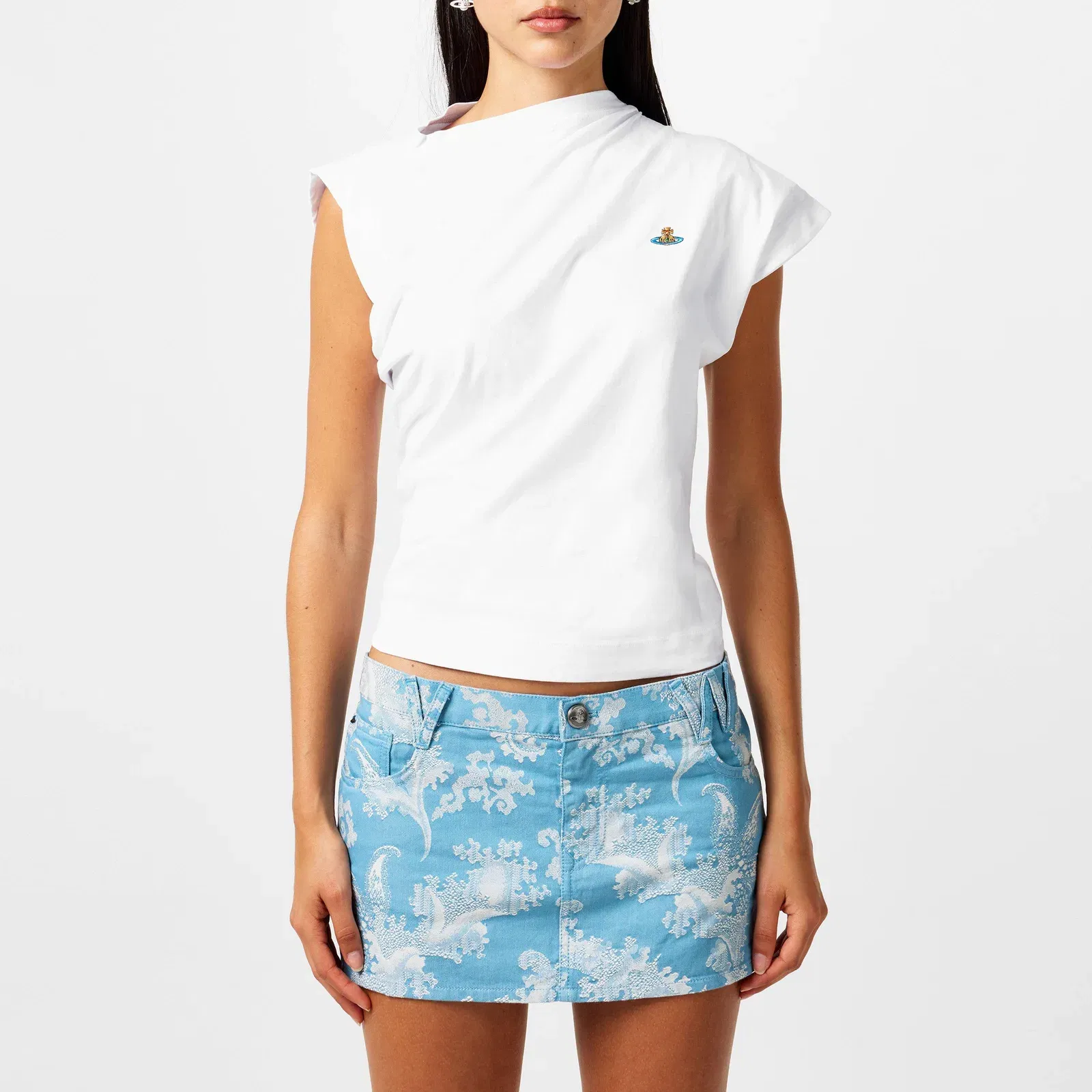 Logo Cotton Hebo Top T-Shirt