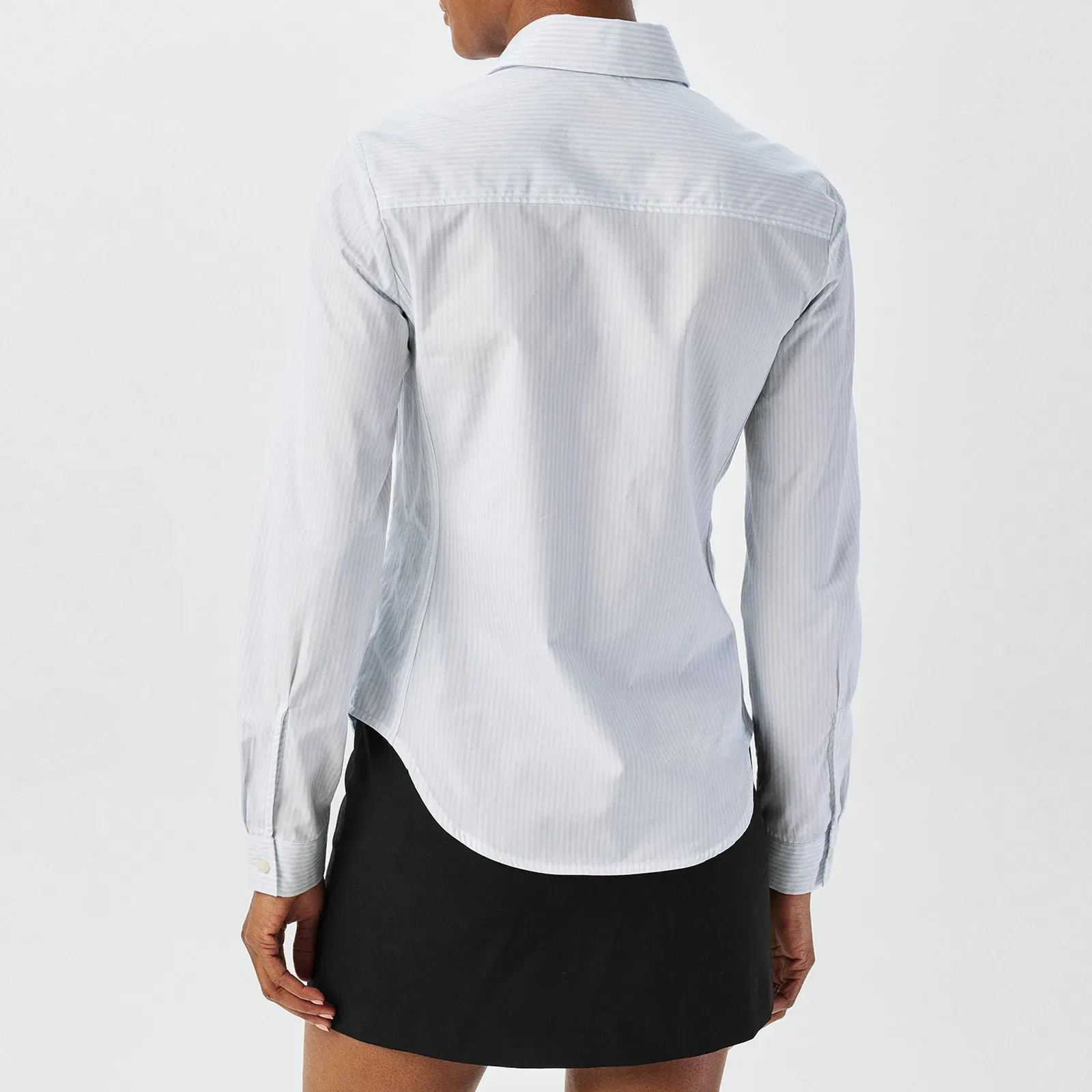 Long-Sleeve Plain Shirt