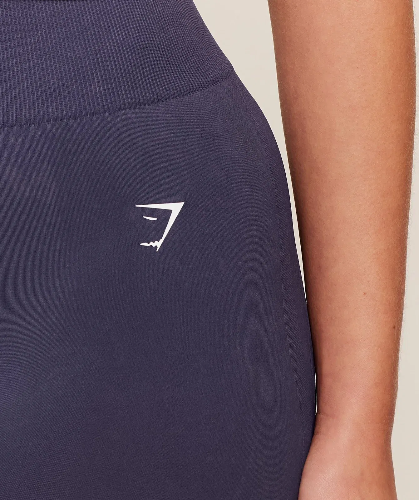 Gymshark Washed Crop Tank - GS Midnight Purple/WASH