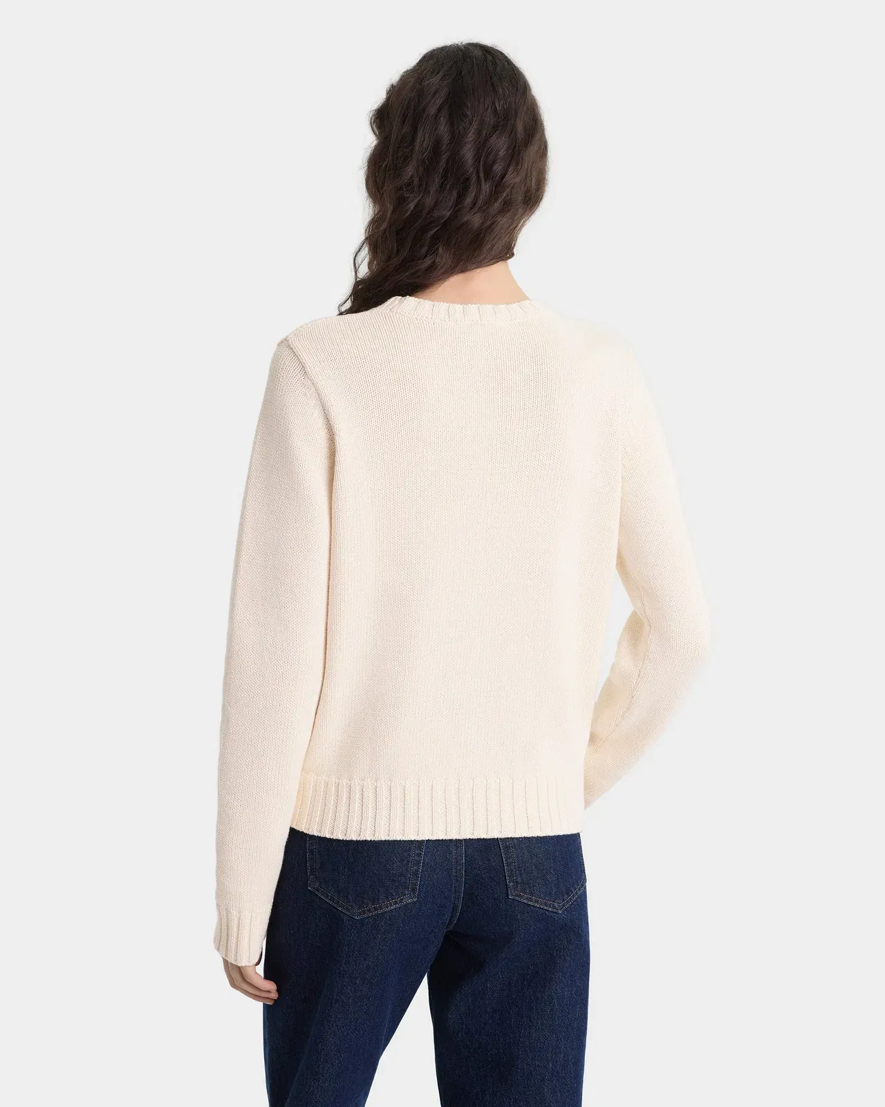 Heritage Yankees Serif Knitted Sweater - Ecru/Navy