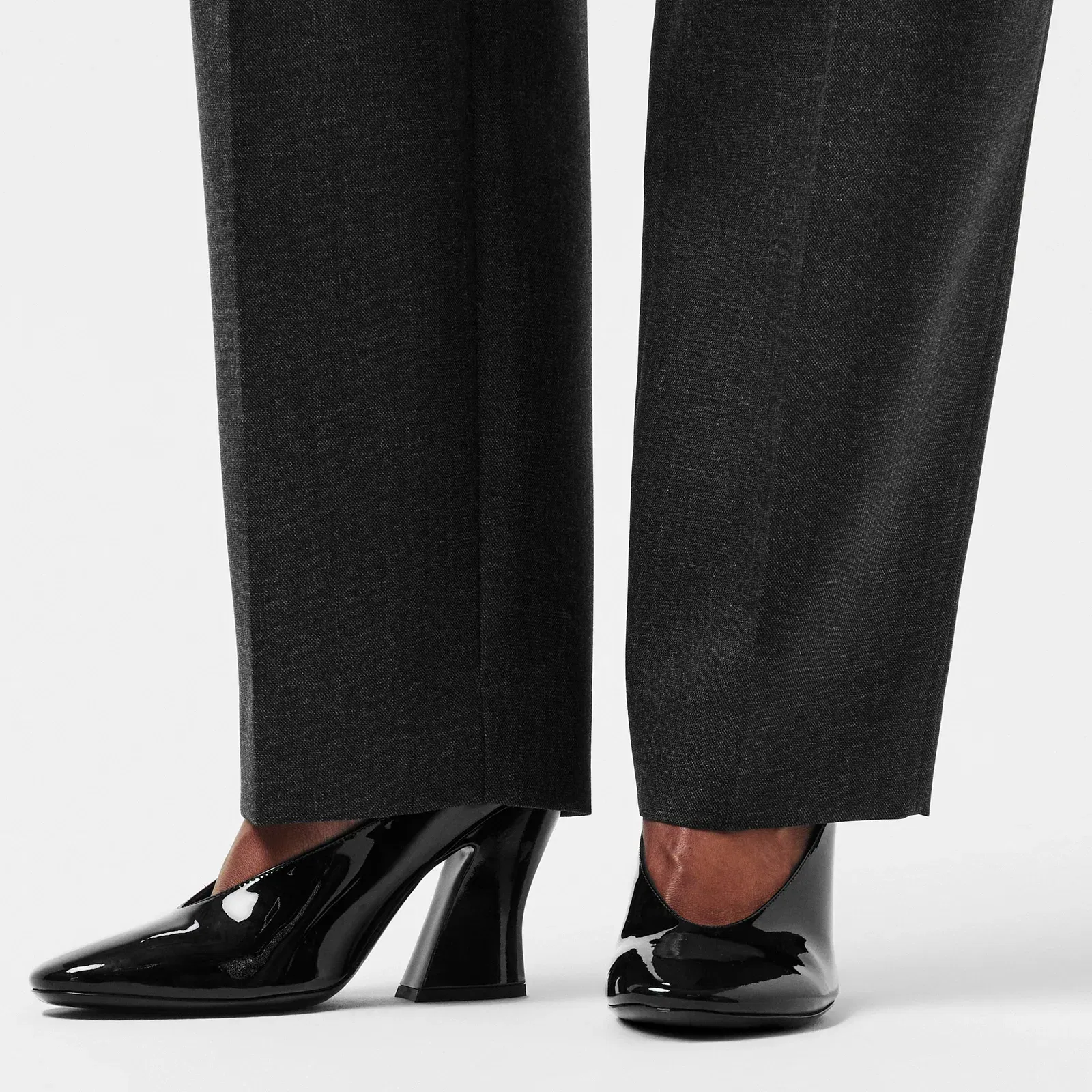 Sculpted Heeled Mules