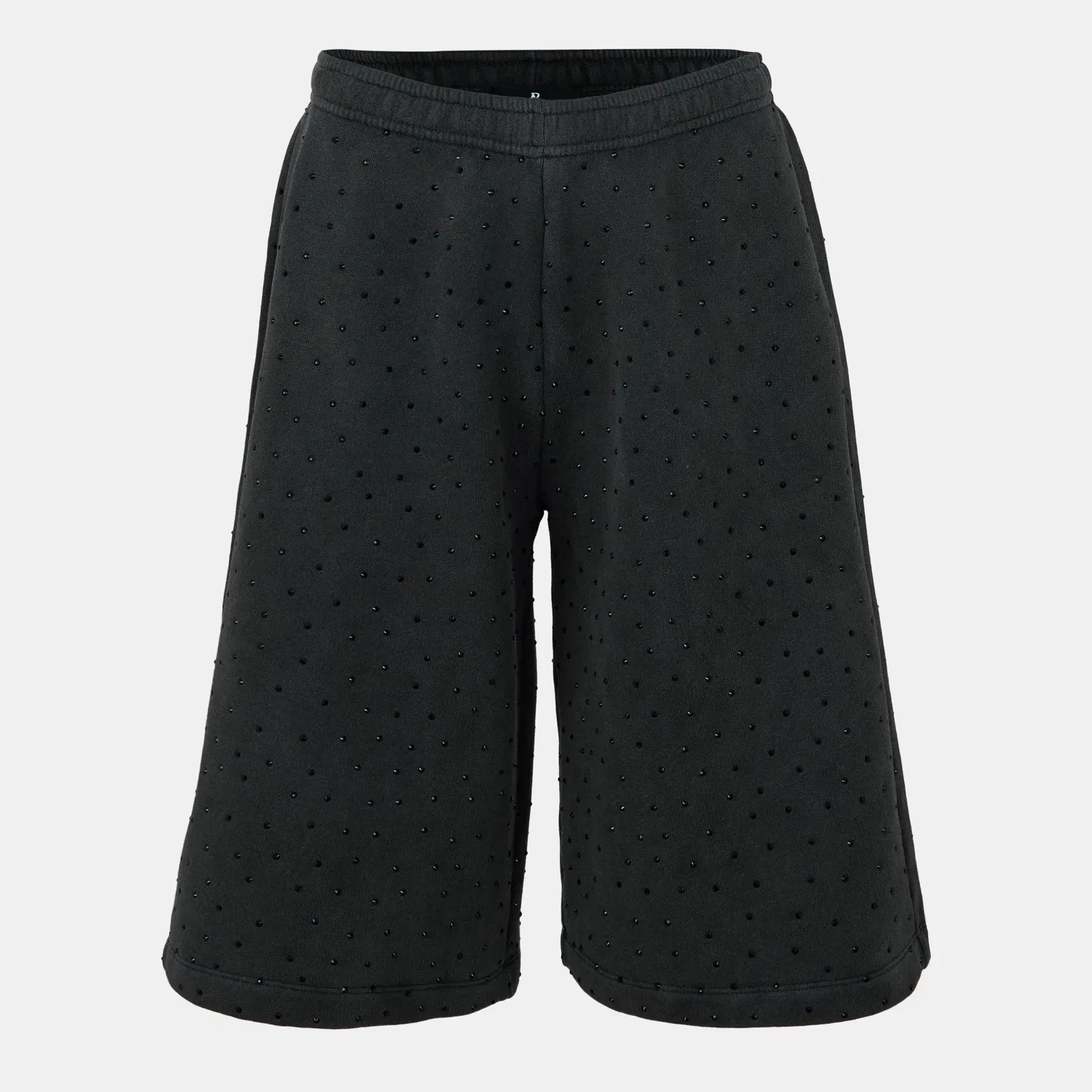 Spark Nappa Leather Woven Tracksuit Shorts