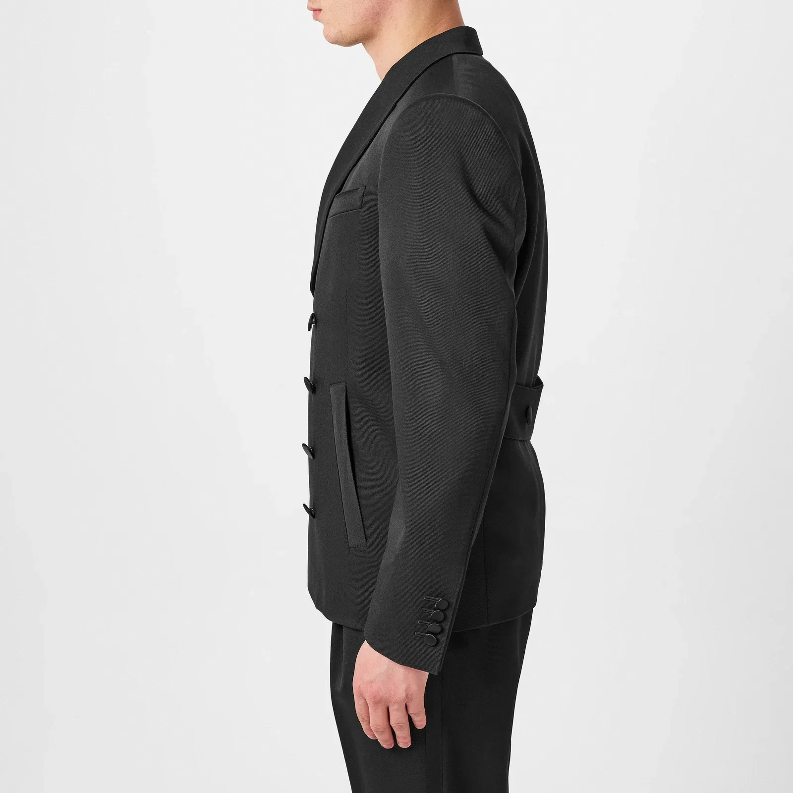 Double Breasted Wool Long Sleeve Formal Jacket