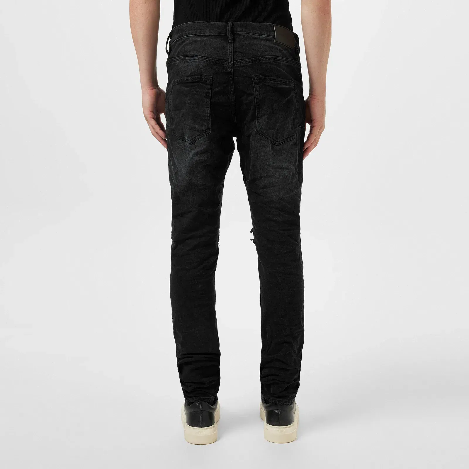 Mid Rise Distressed Jeans