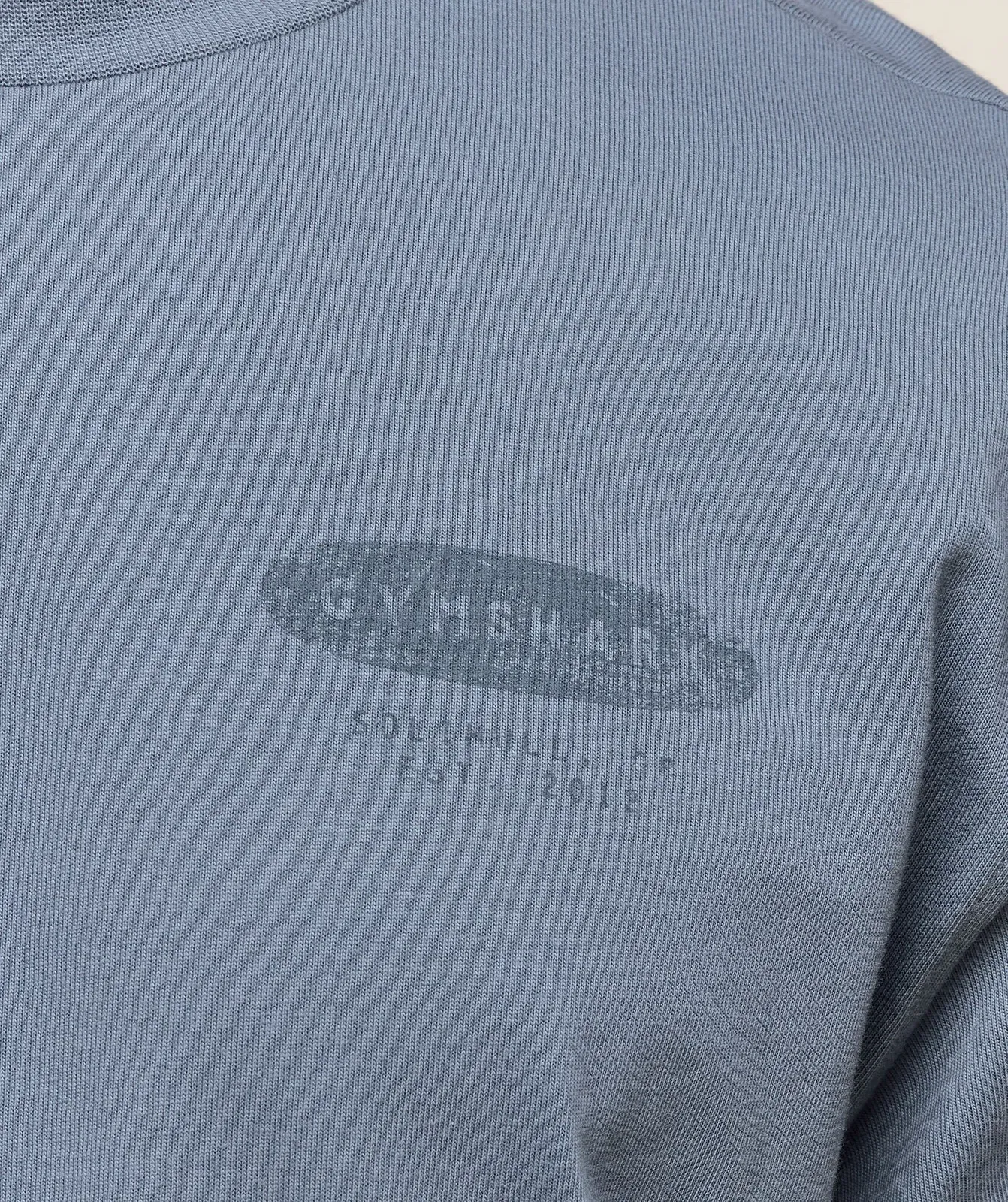 Gymshark For The Lifters Boxy T-Shirt - Iron Blue