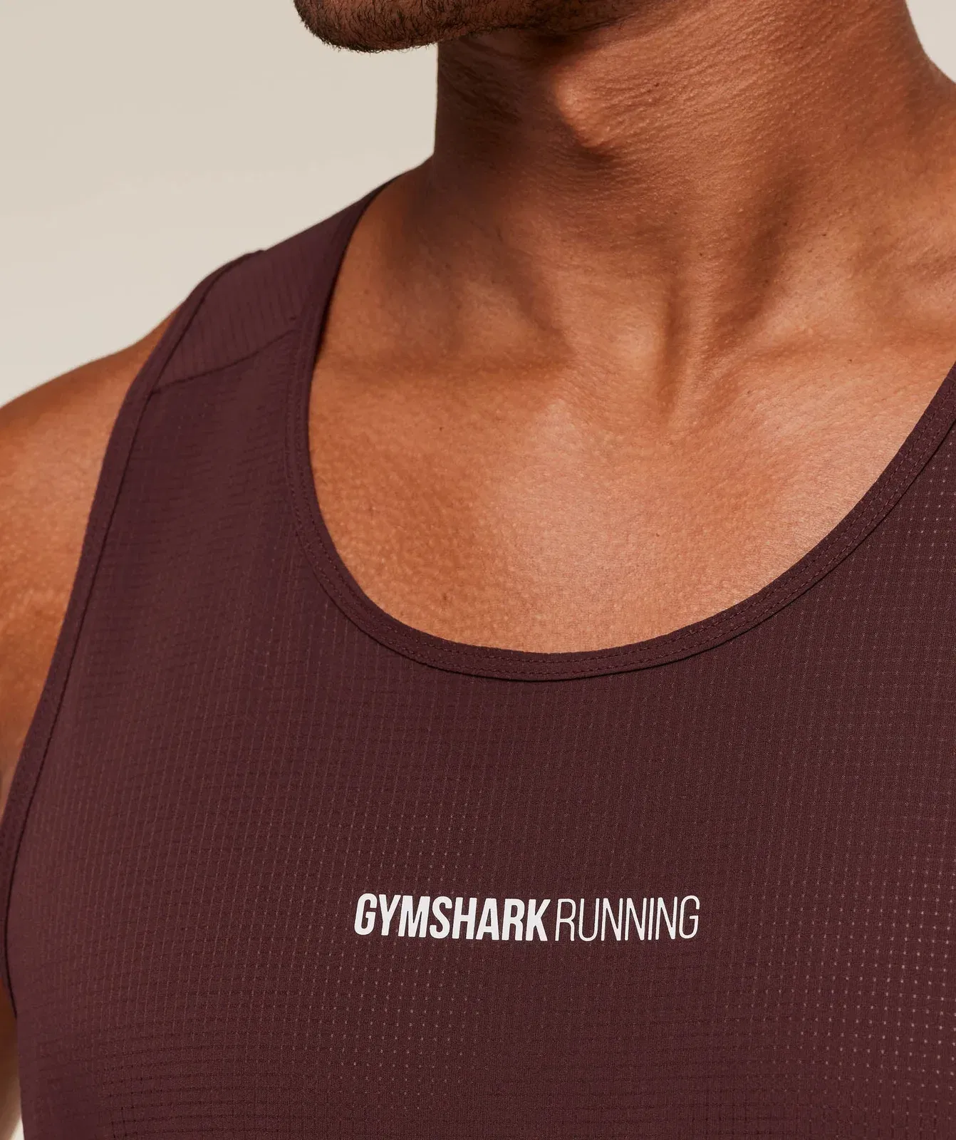 Gymshark Running Tank - Rich Maroon