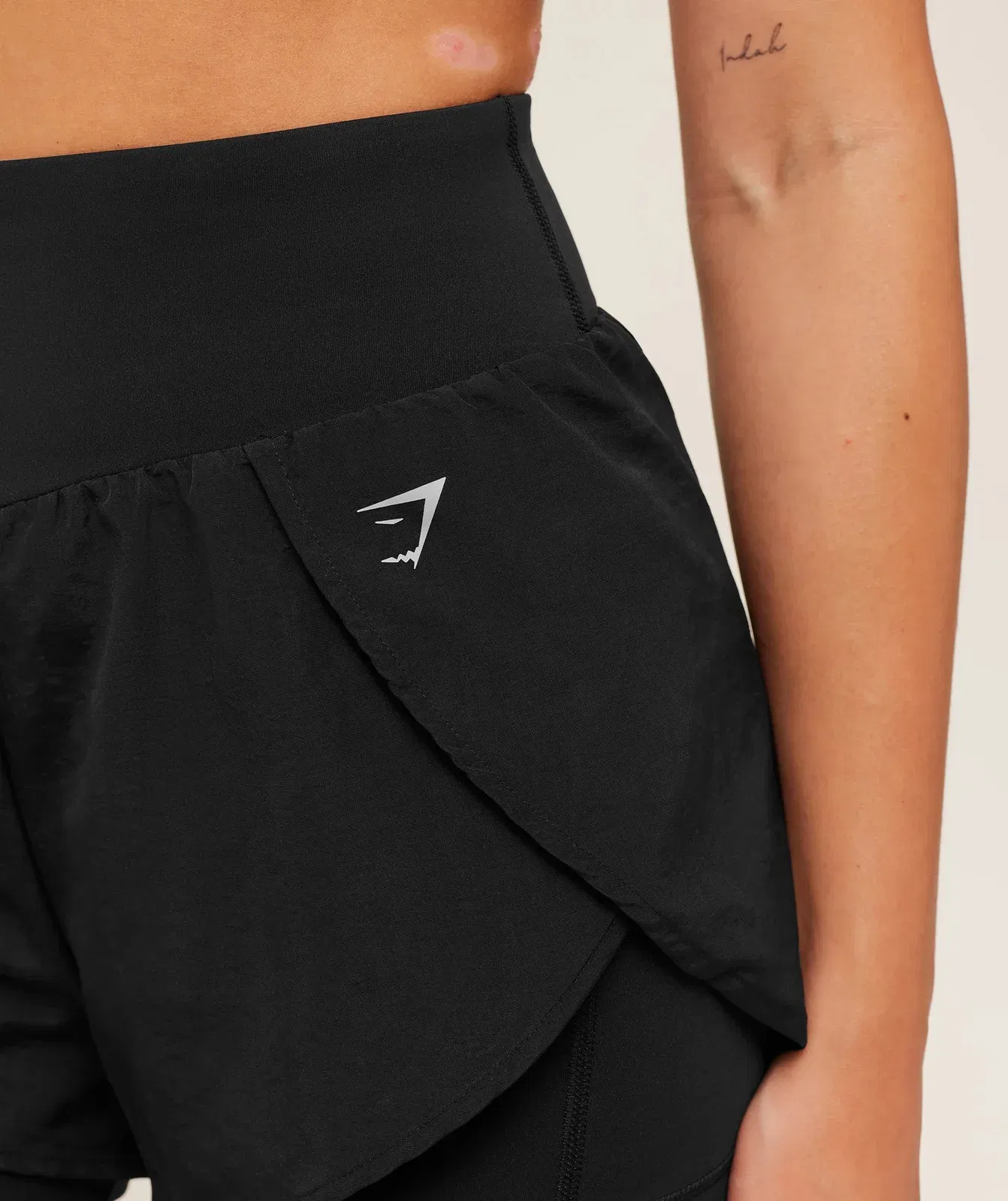 Gymshark Running 2-in-1 Shorts - Black