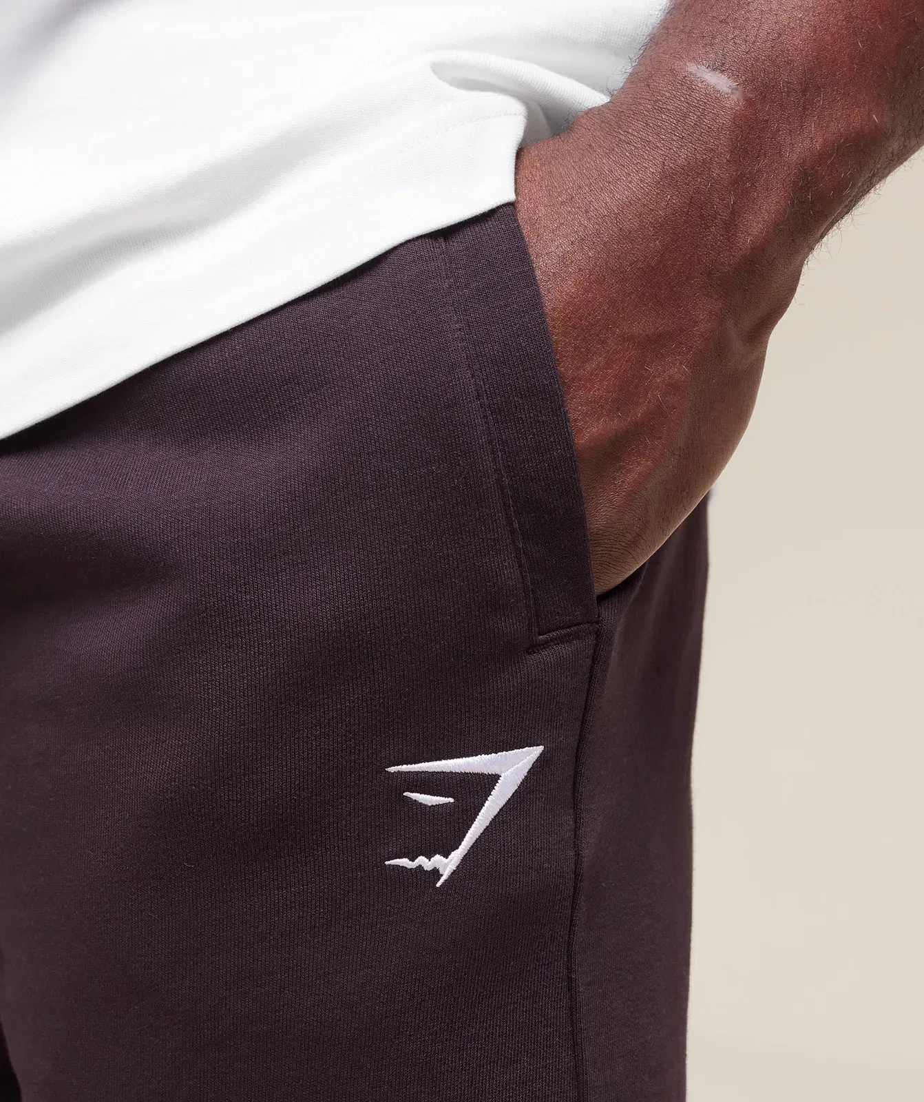 Gymshark Essential Oversized Joggers - Plum Brown
