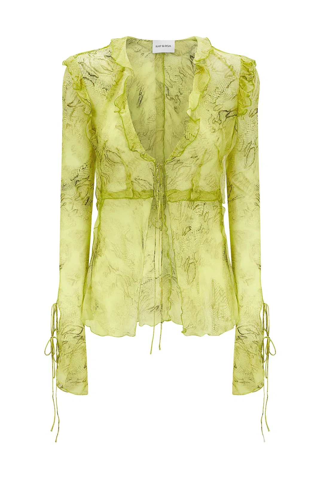 Cobra Blouse Lime