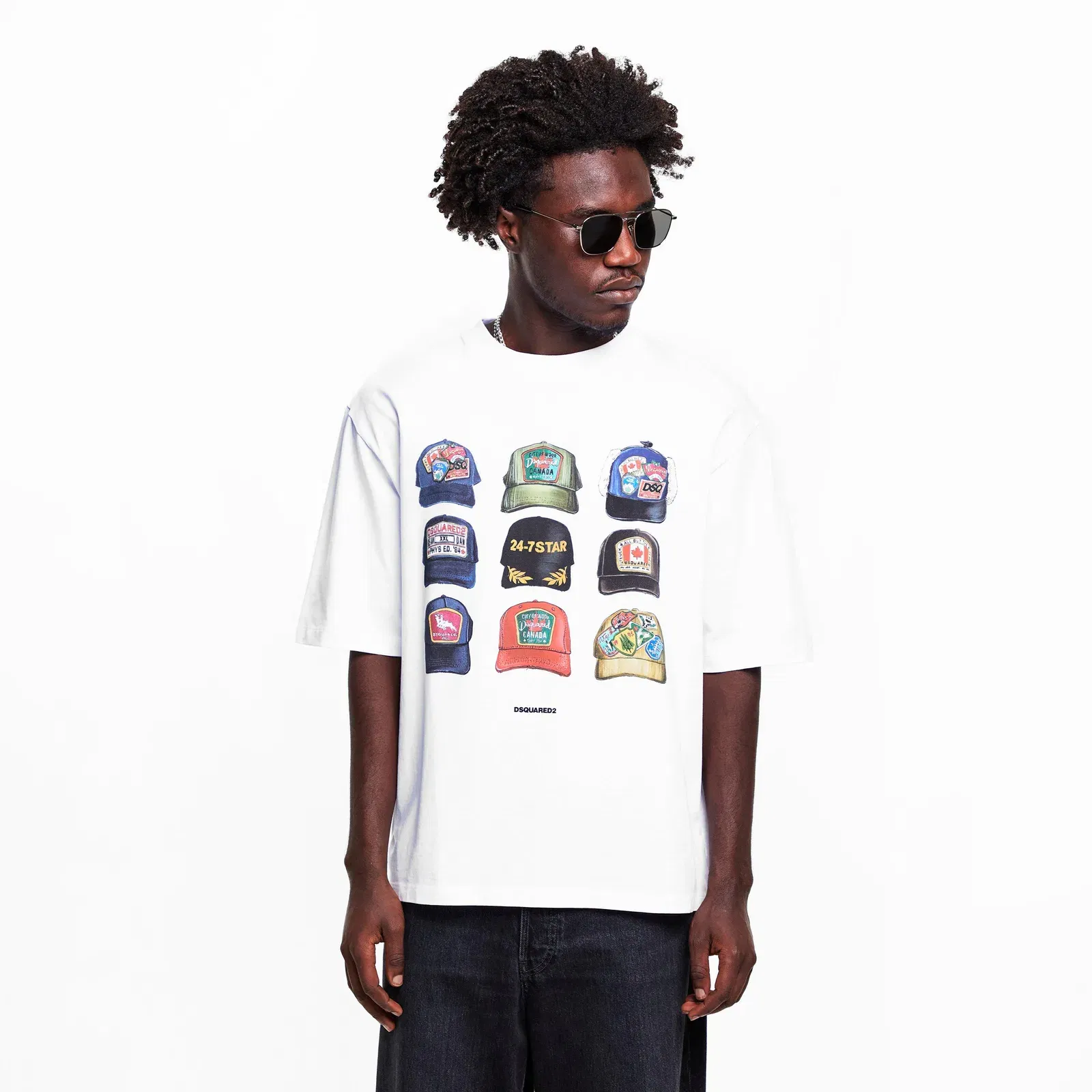 DSQ Cap Oversized T-Shirt