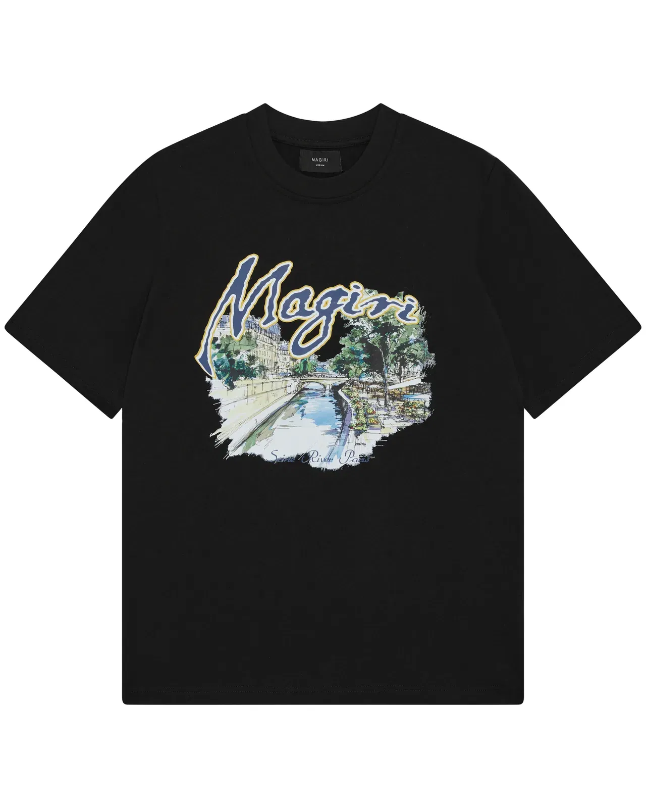 Magiri Seine River Printed T-Shirt in Black
