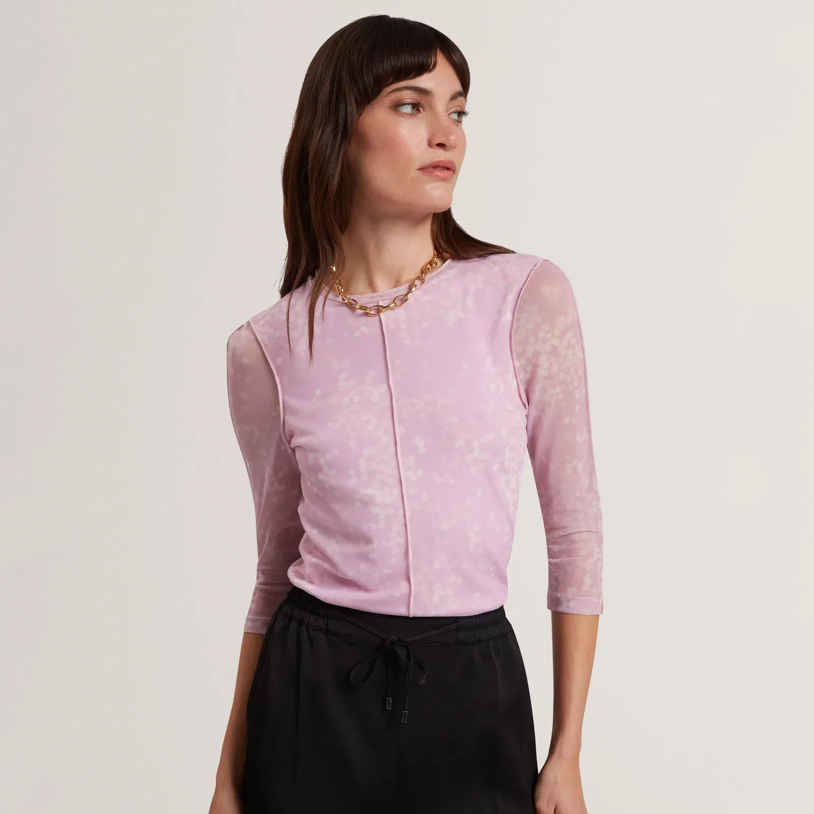 Ted Baker Mesh Print Top