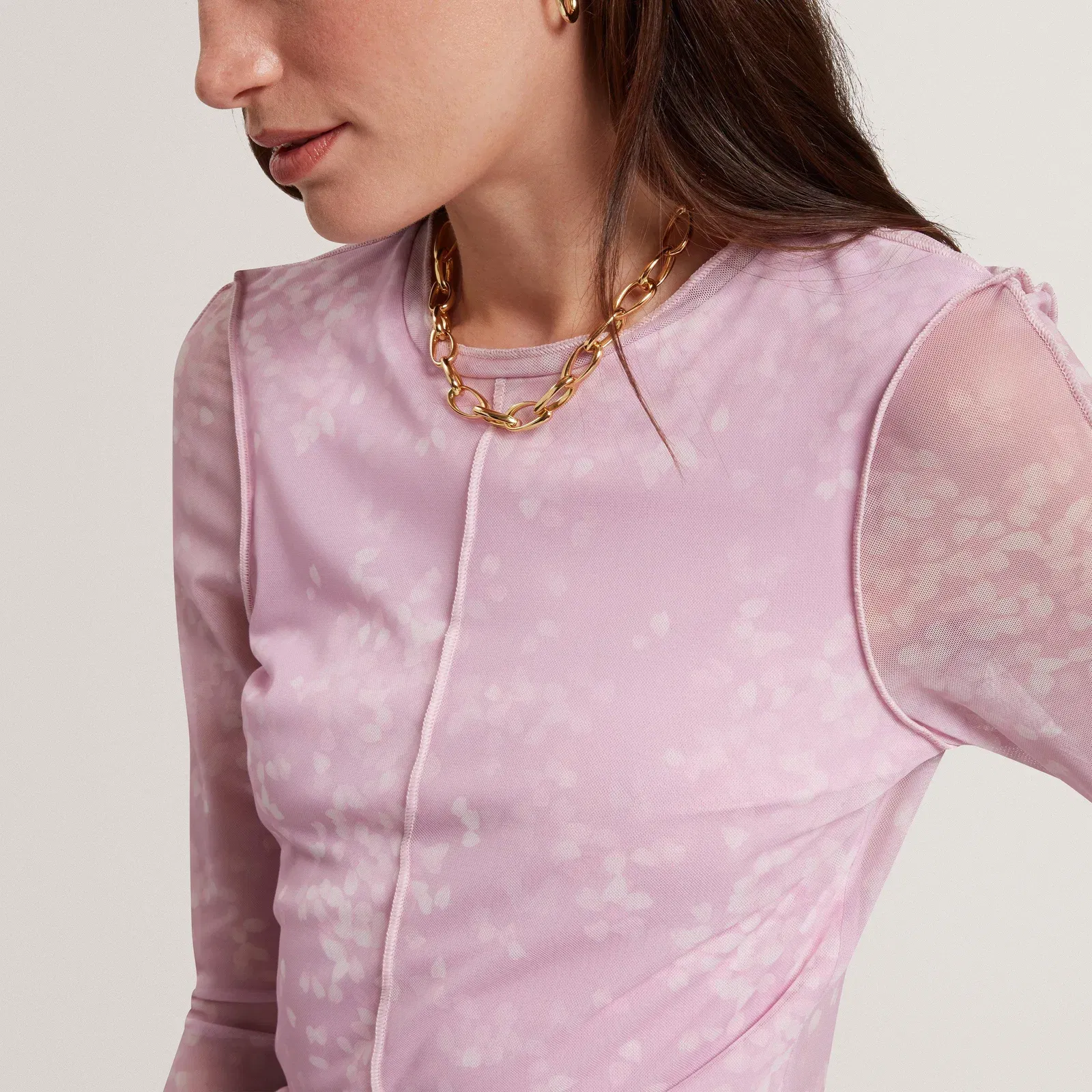 Ted Baker Mesh Print Top