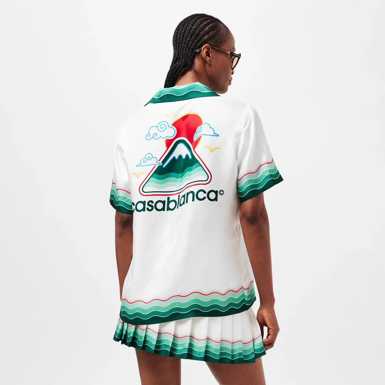 Logo Short Sleeve Bowling Shirt