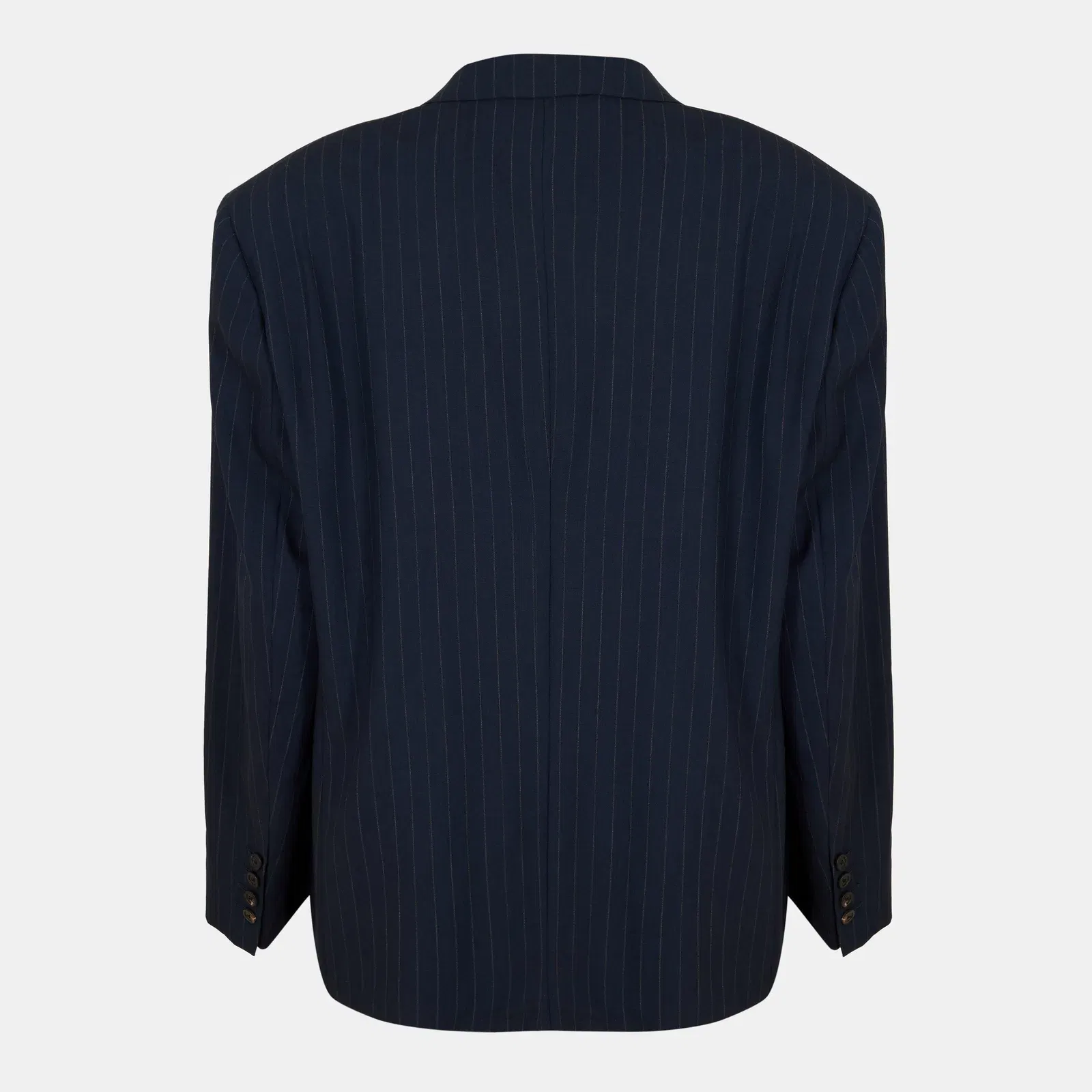 Pinstripe Structured Blazer