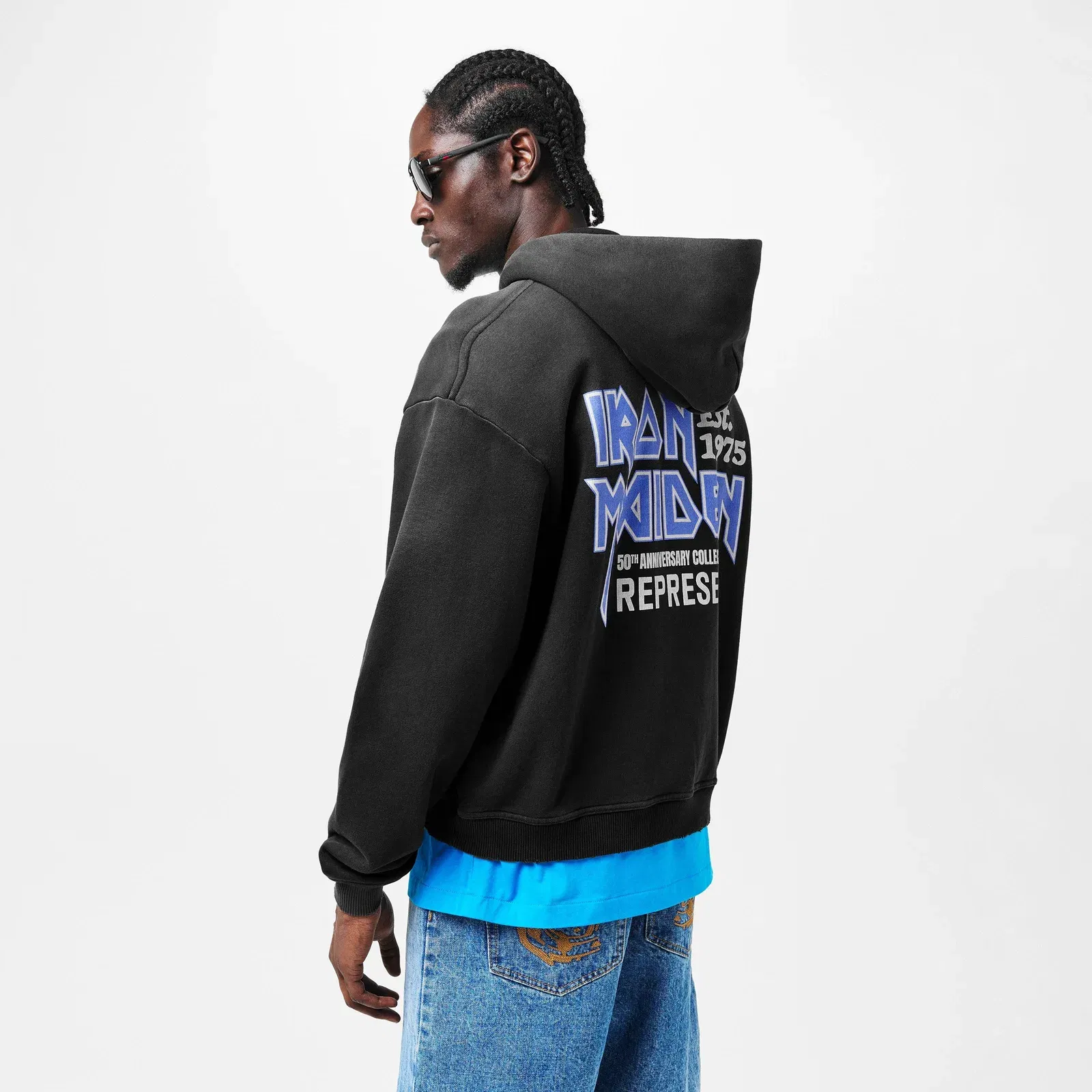 x Iron Maiden Anniversary Cotton Zip Hoodie
