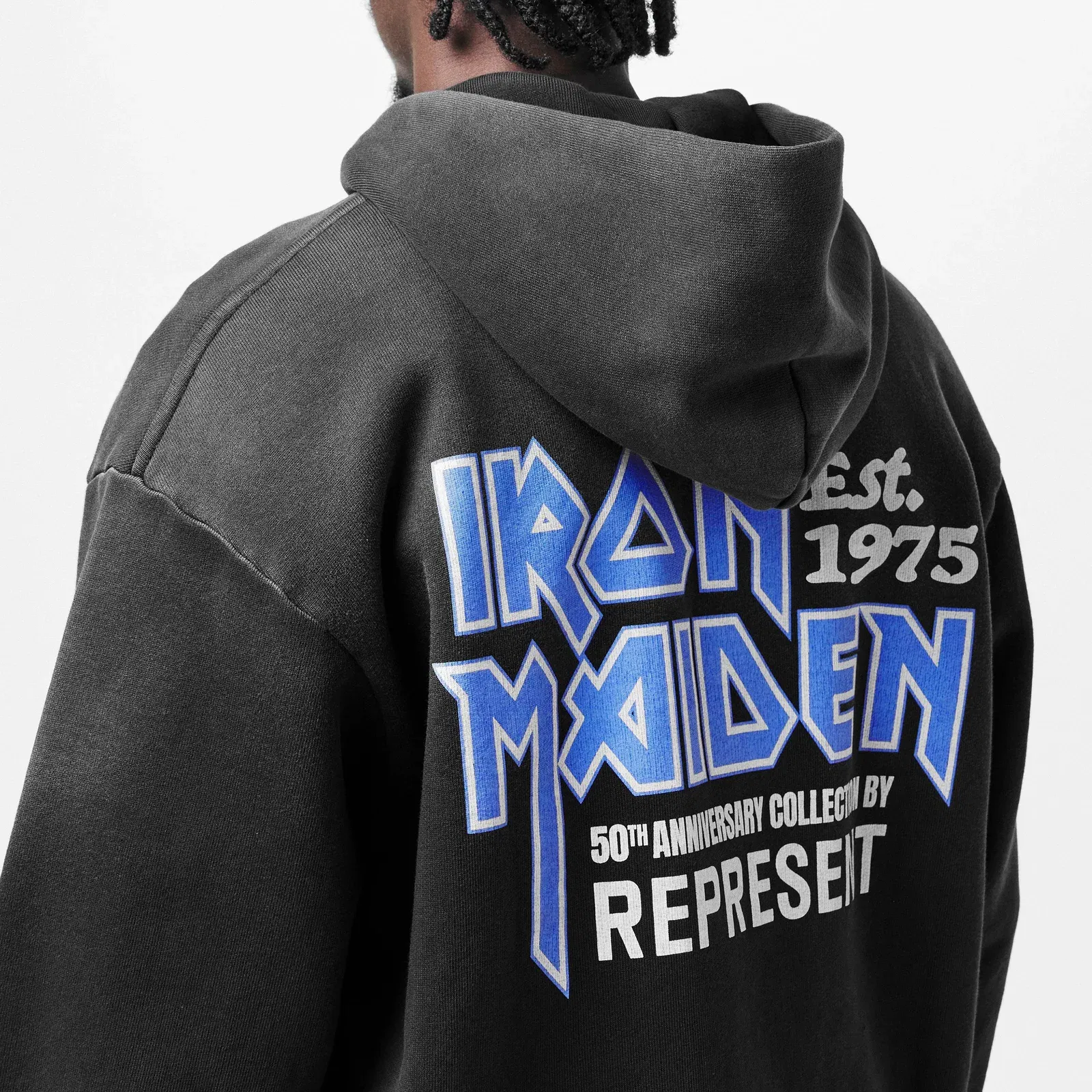 x Iron Maiden Anniversary Cotton Zip Hoodie
