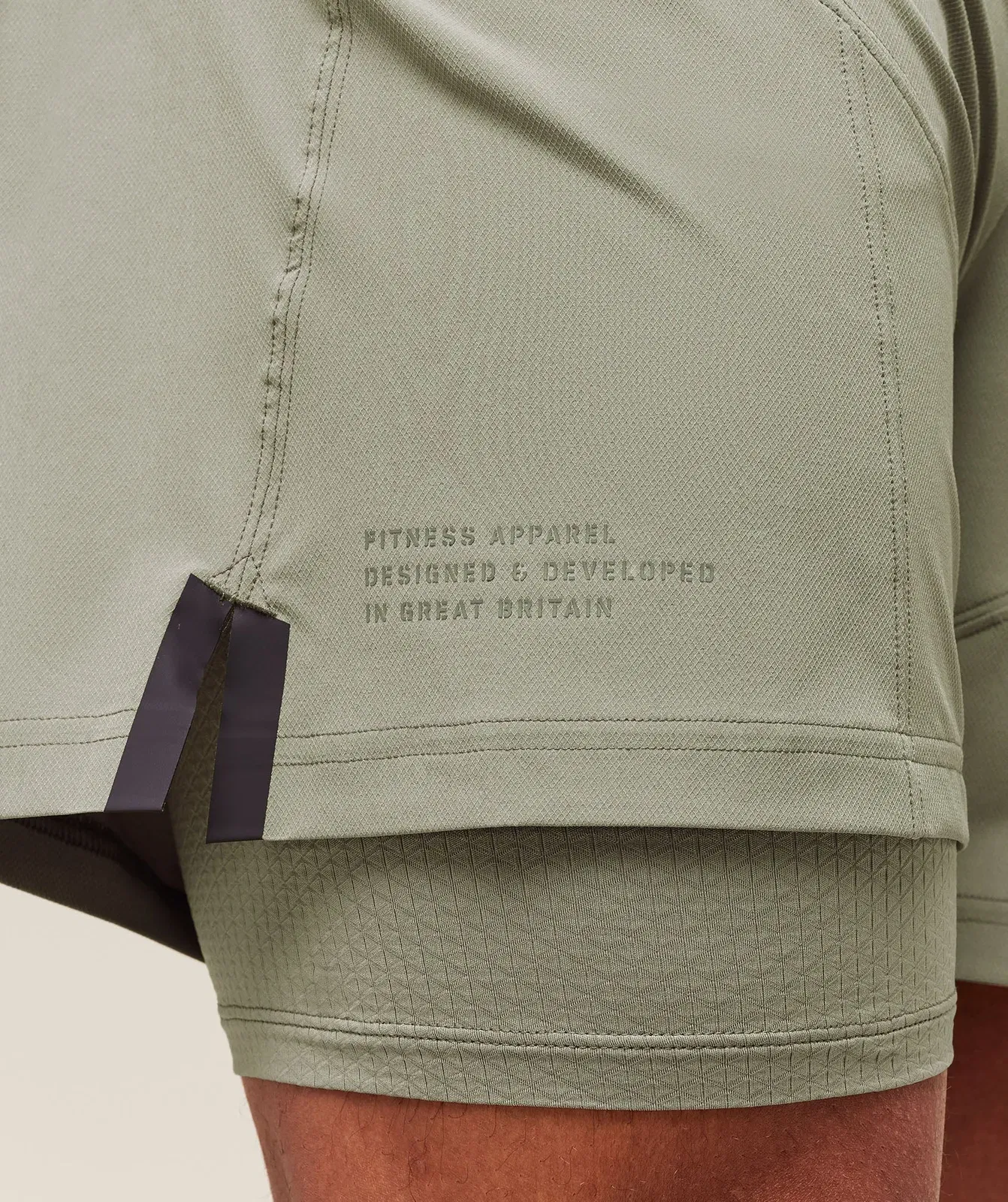 Gymshark Tactical 6" Short - Chalk Green