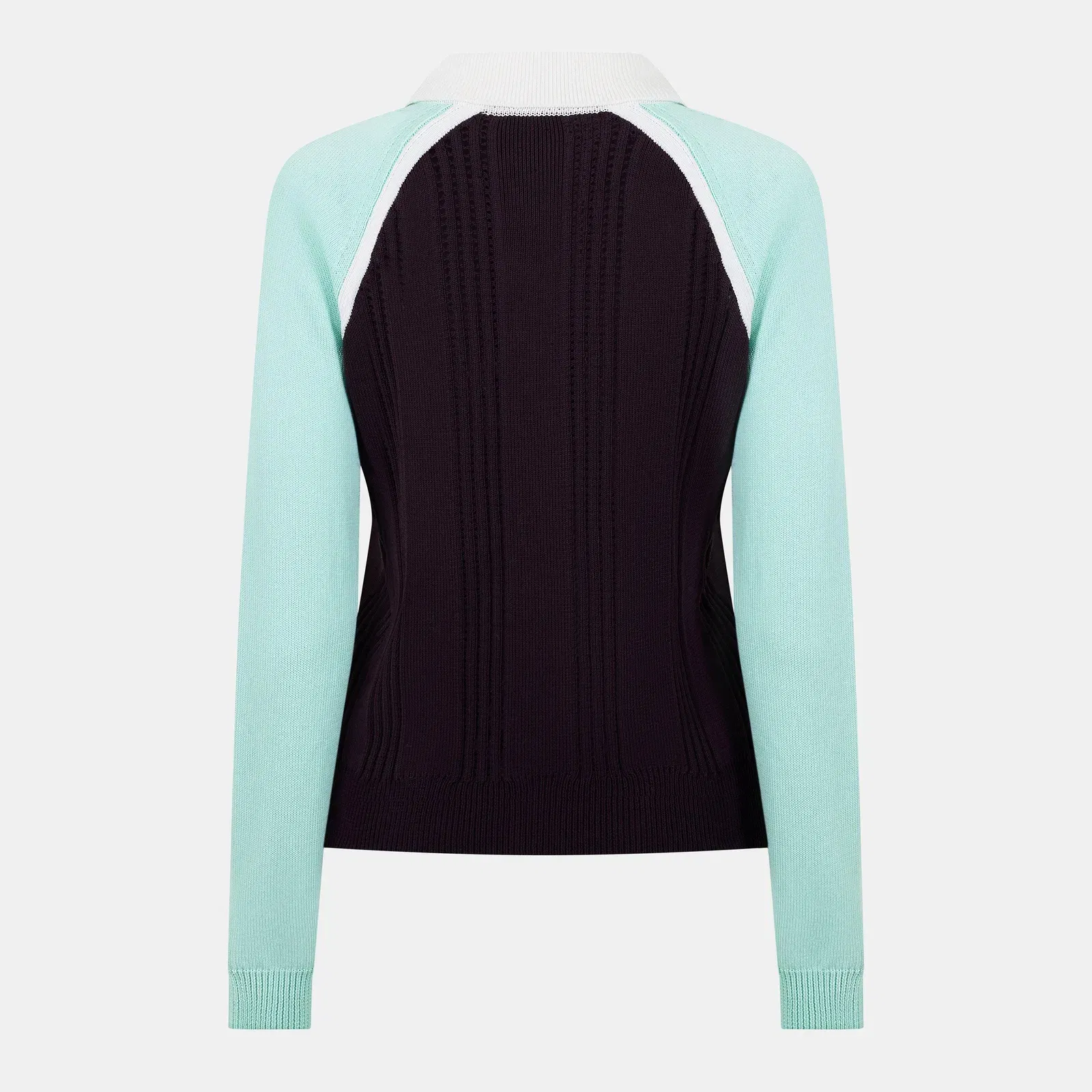 Sporty Long Sleeve Polo Shirt