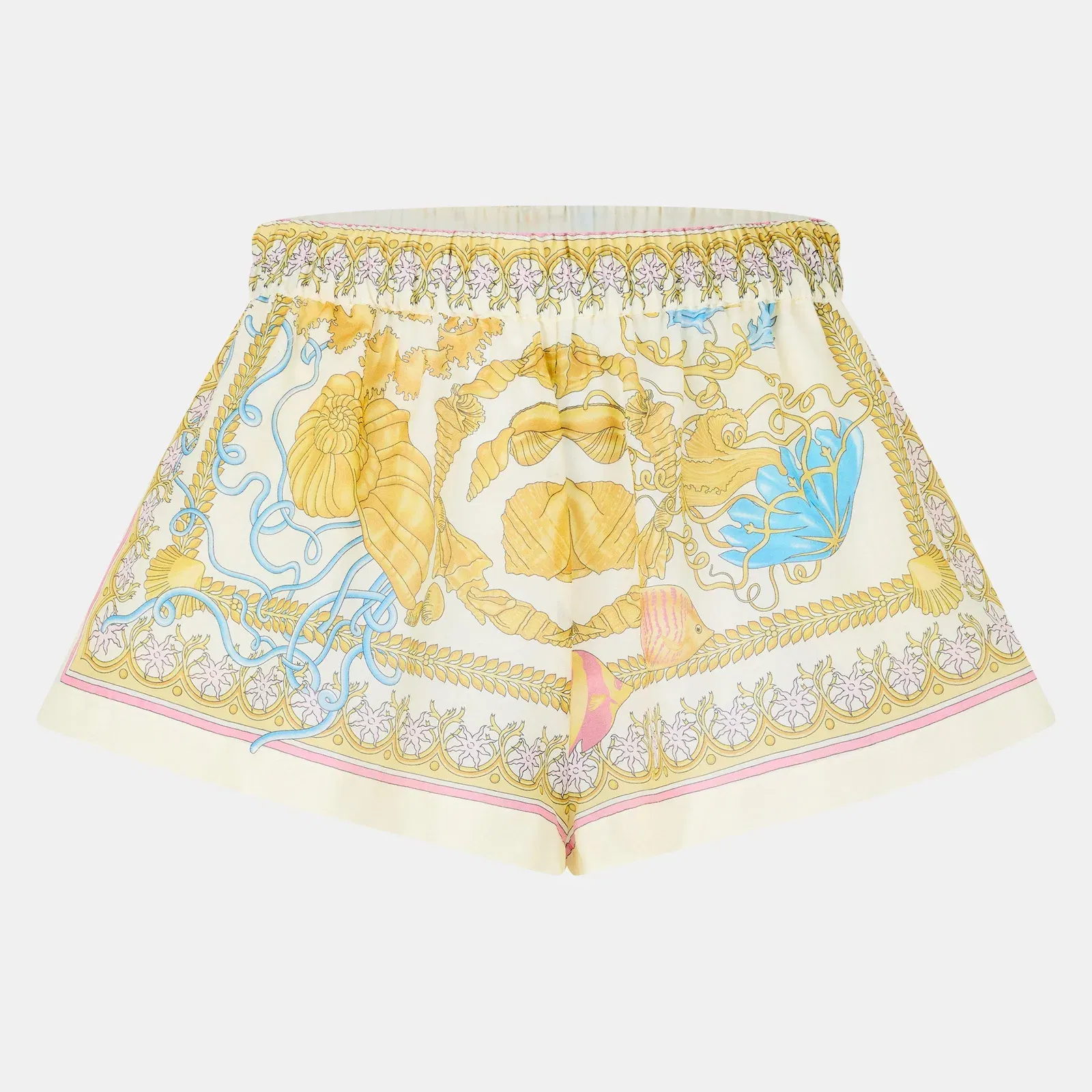 Adjustable Drawstring Beach Shorts