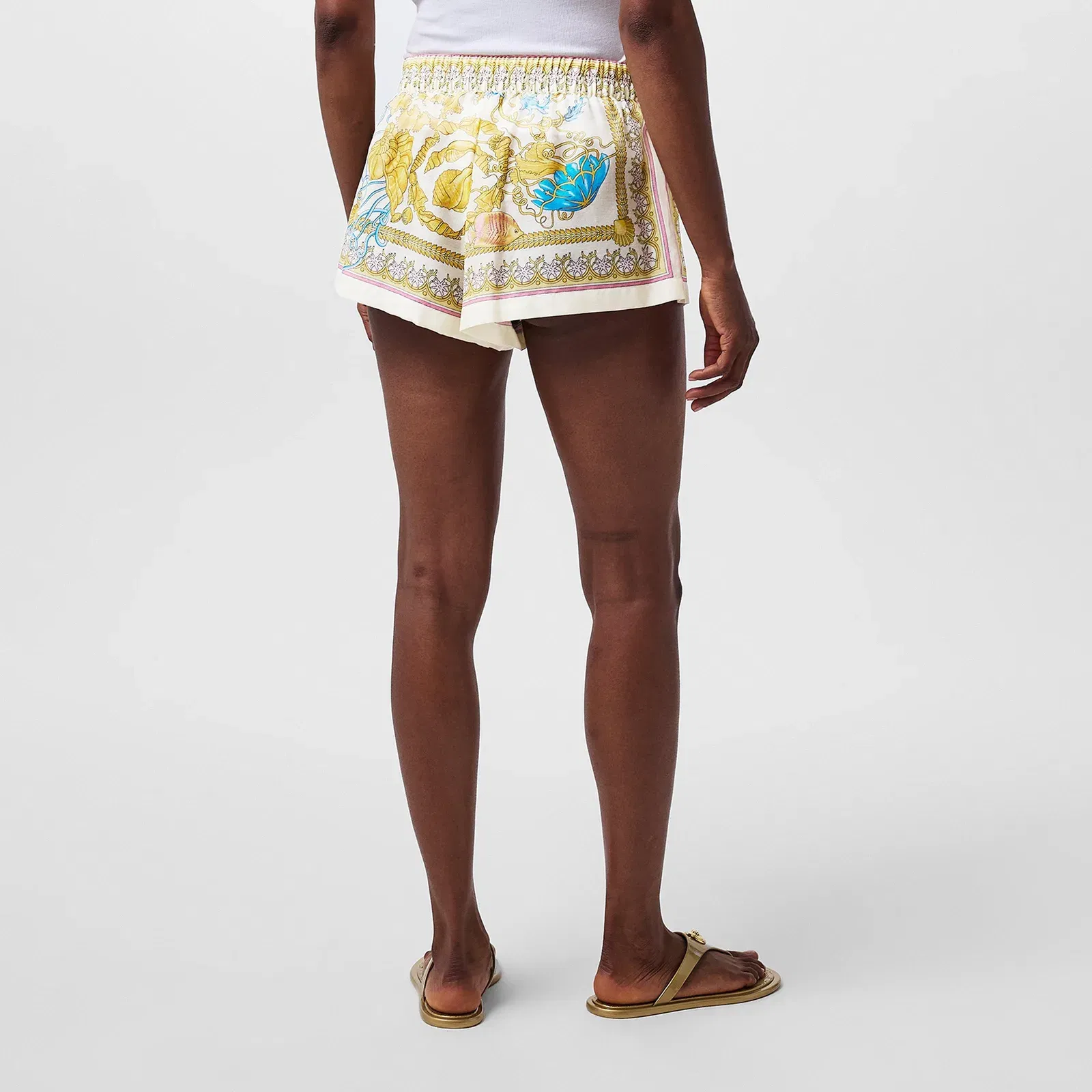 Adjustable Drawstring Beach Shorts
