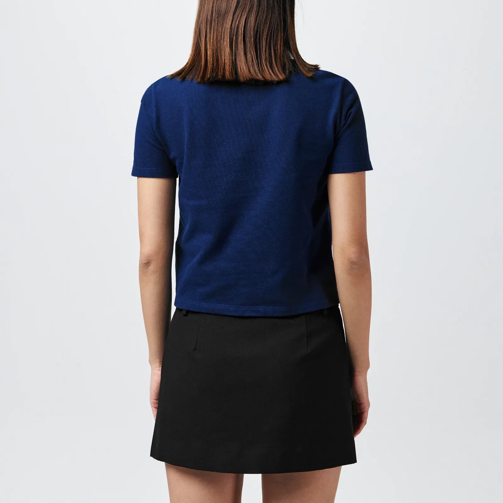 Embroidered Polo Sweatshirt