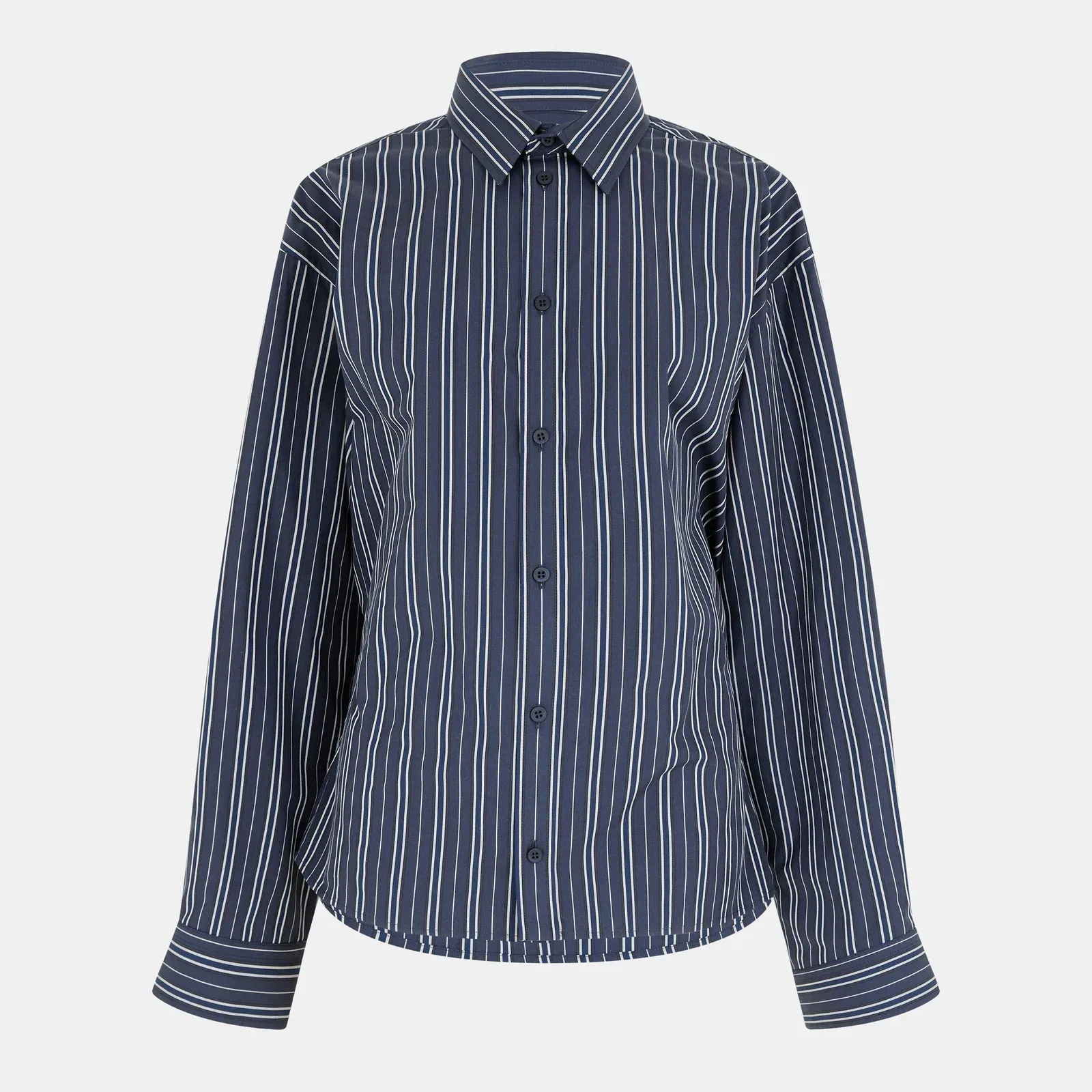 Semi Fitted Long Sleeve Patterned Shirt