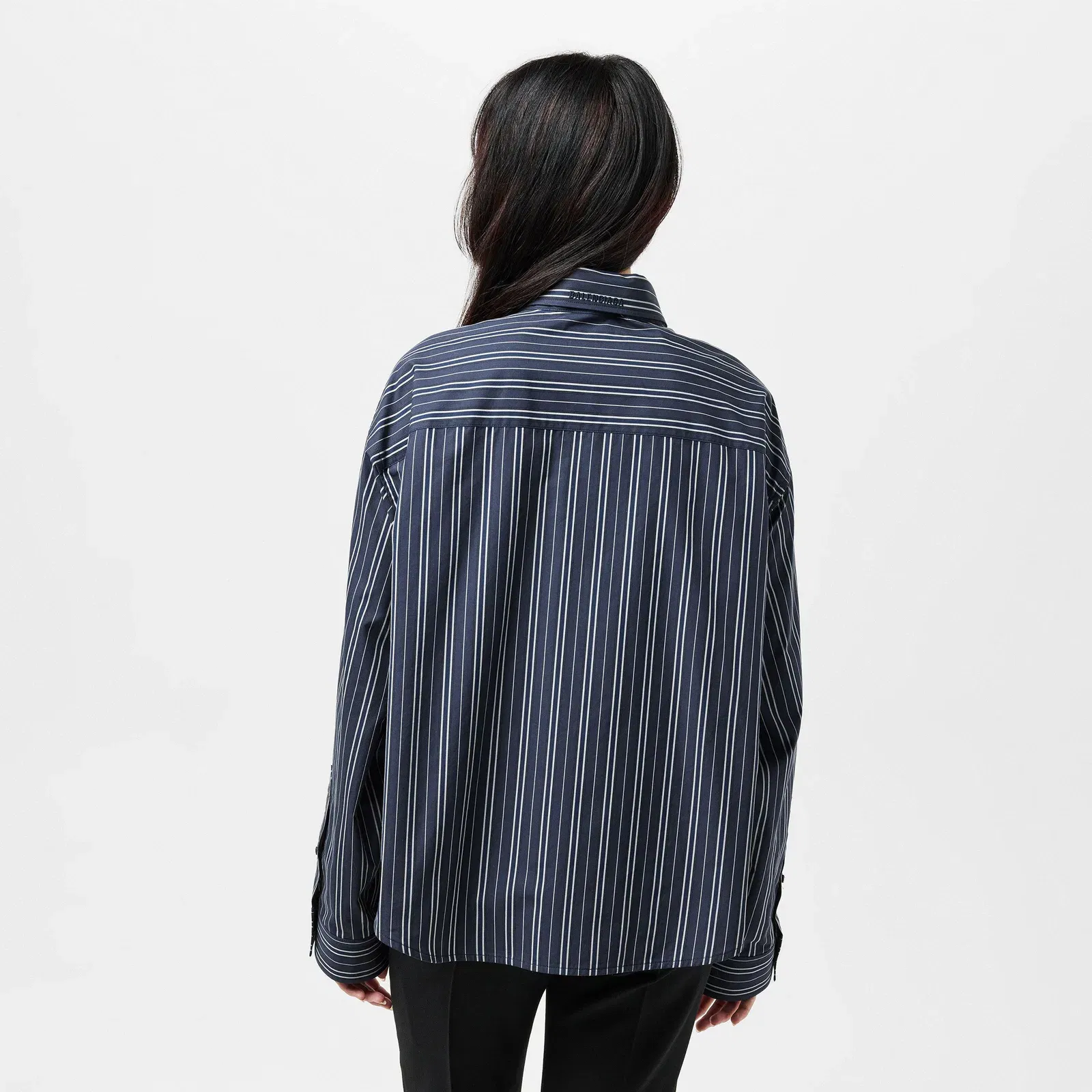 Semi Fitted Long Sleeve Patterned Shirt
