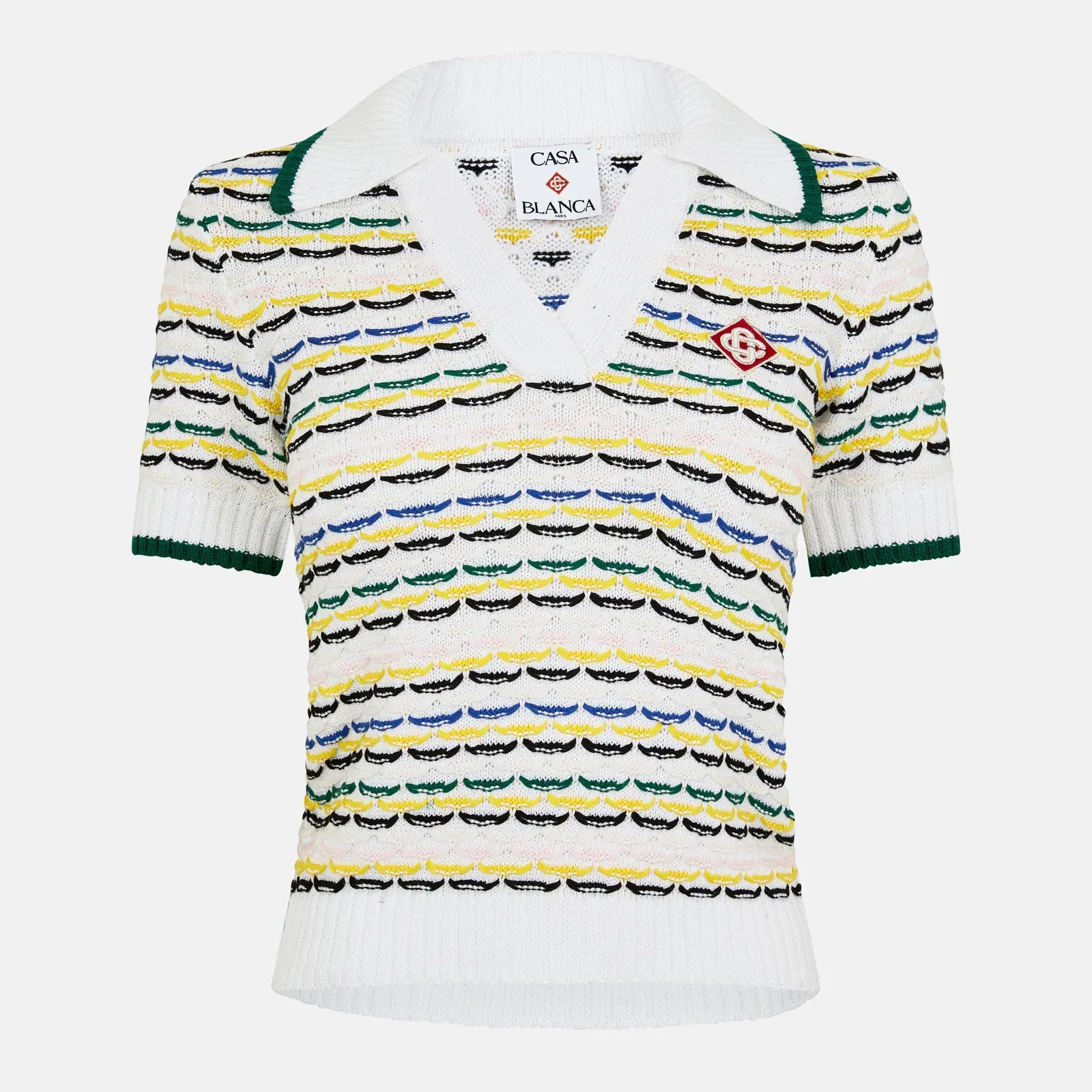 Multi Short Sleeve Tailored Fit Polo Shirt