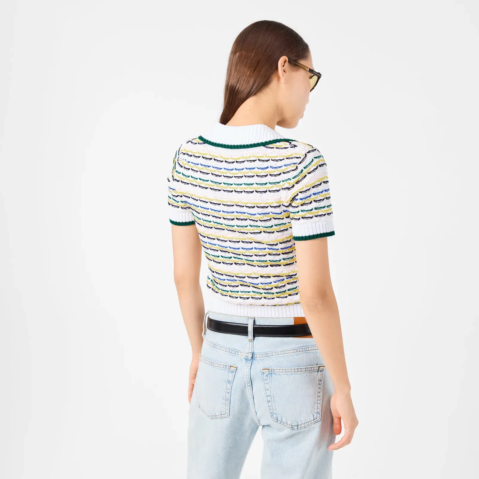 Multi Short Sleeve Tailored Fit Polo Shirt