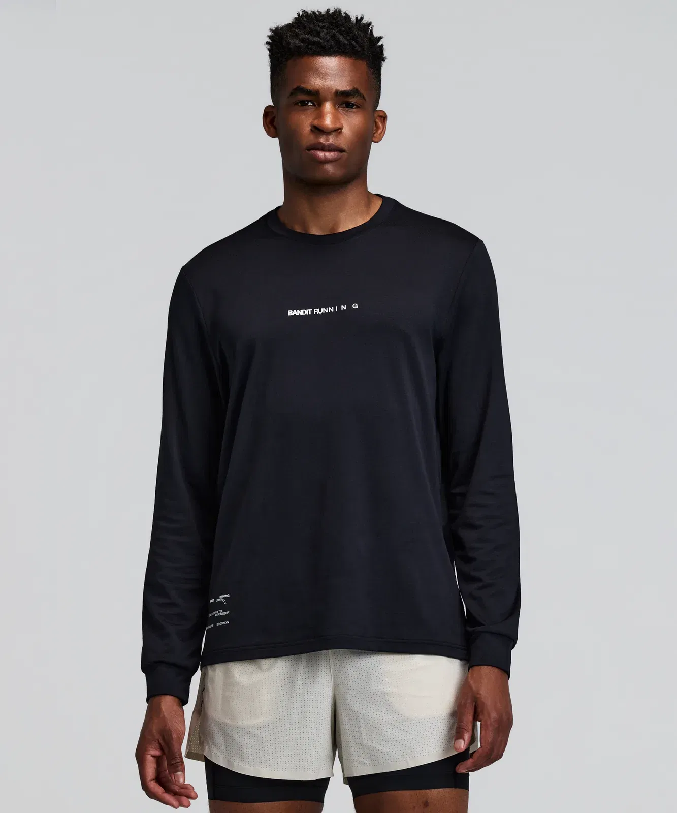 Bandit Micromesh Long Sleeve Performance T-Shirt Unisex Black
