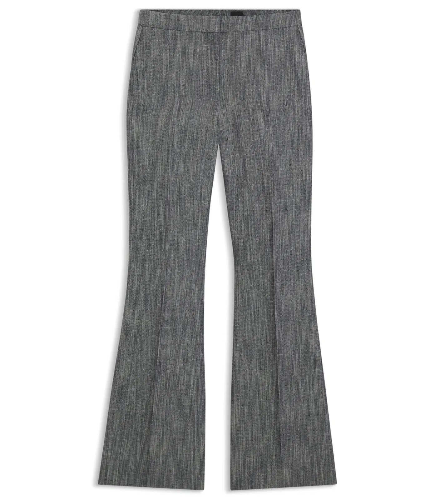 Boss Regular Fit Trousers In Melange Denim Patterned Women's