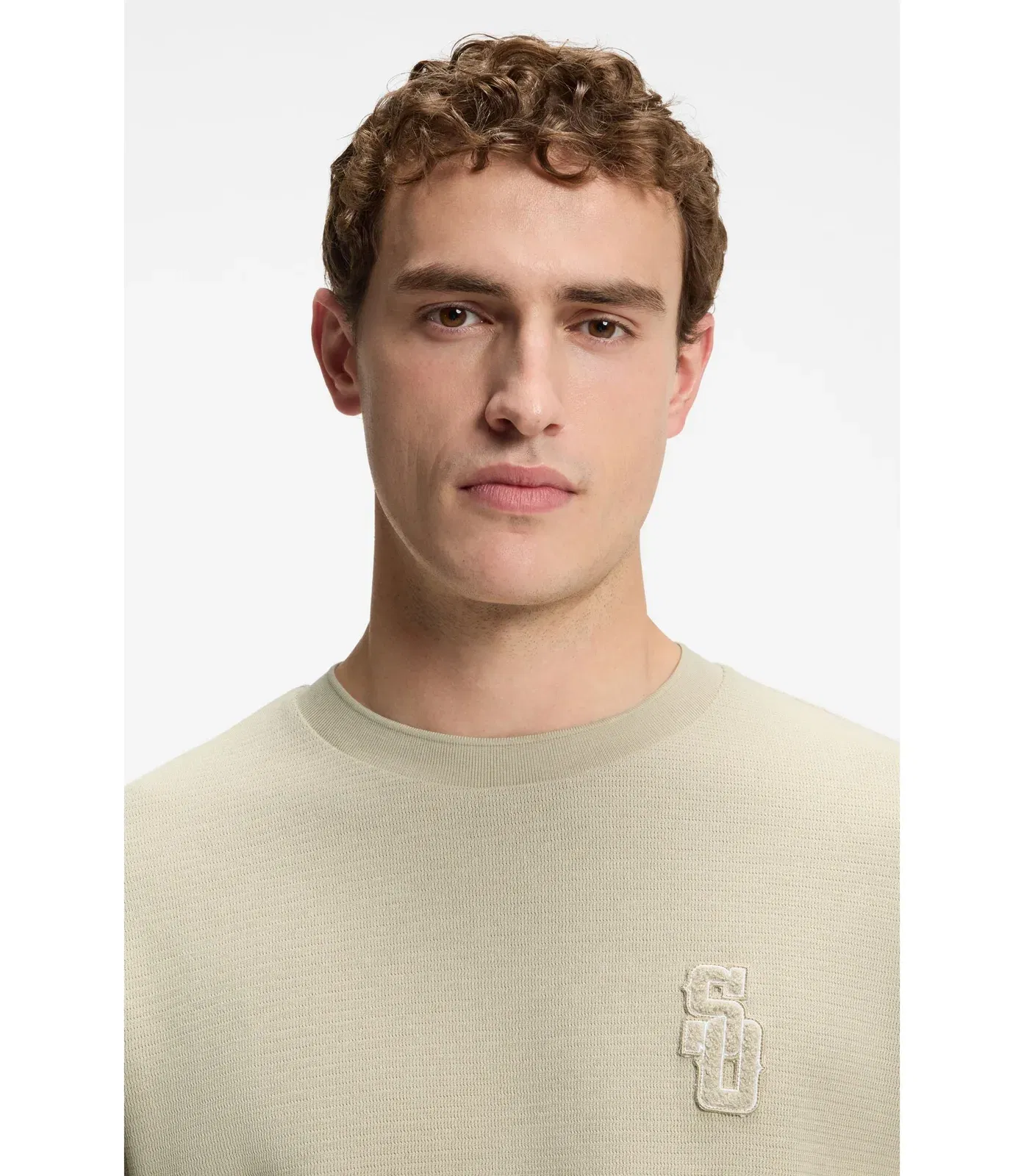 Boss Selected By Shohei Ohtani T-Shirt In Cotton Light Beige