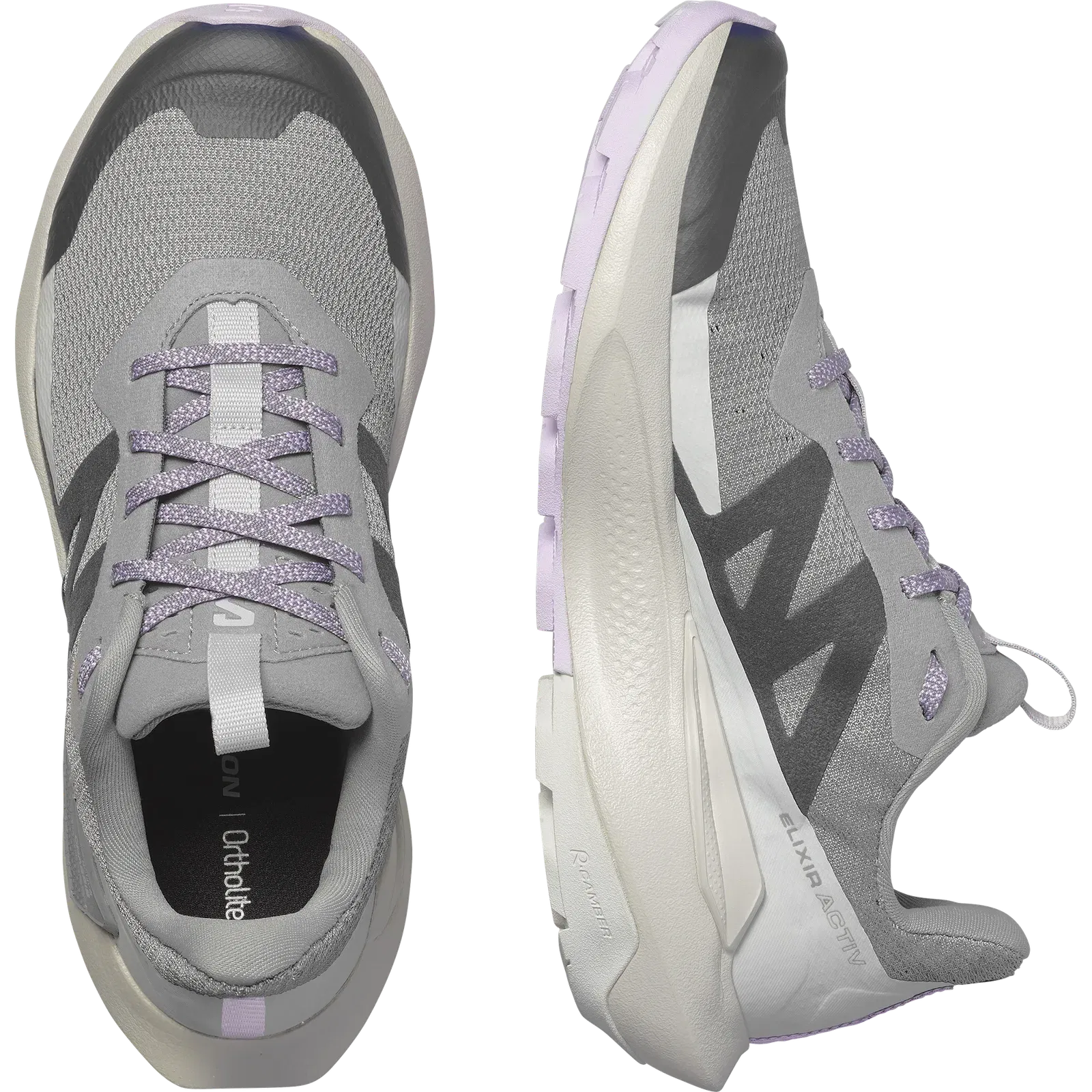 Salomon Elixir Activ Hiking & Backpacking Shoes Womens Sharkskin