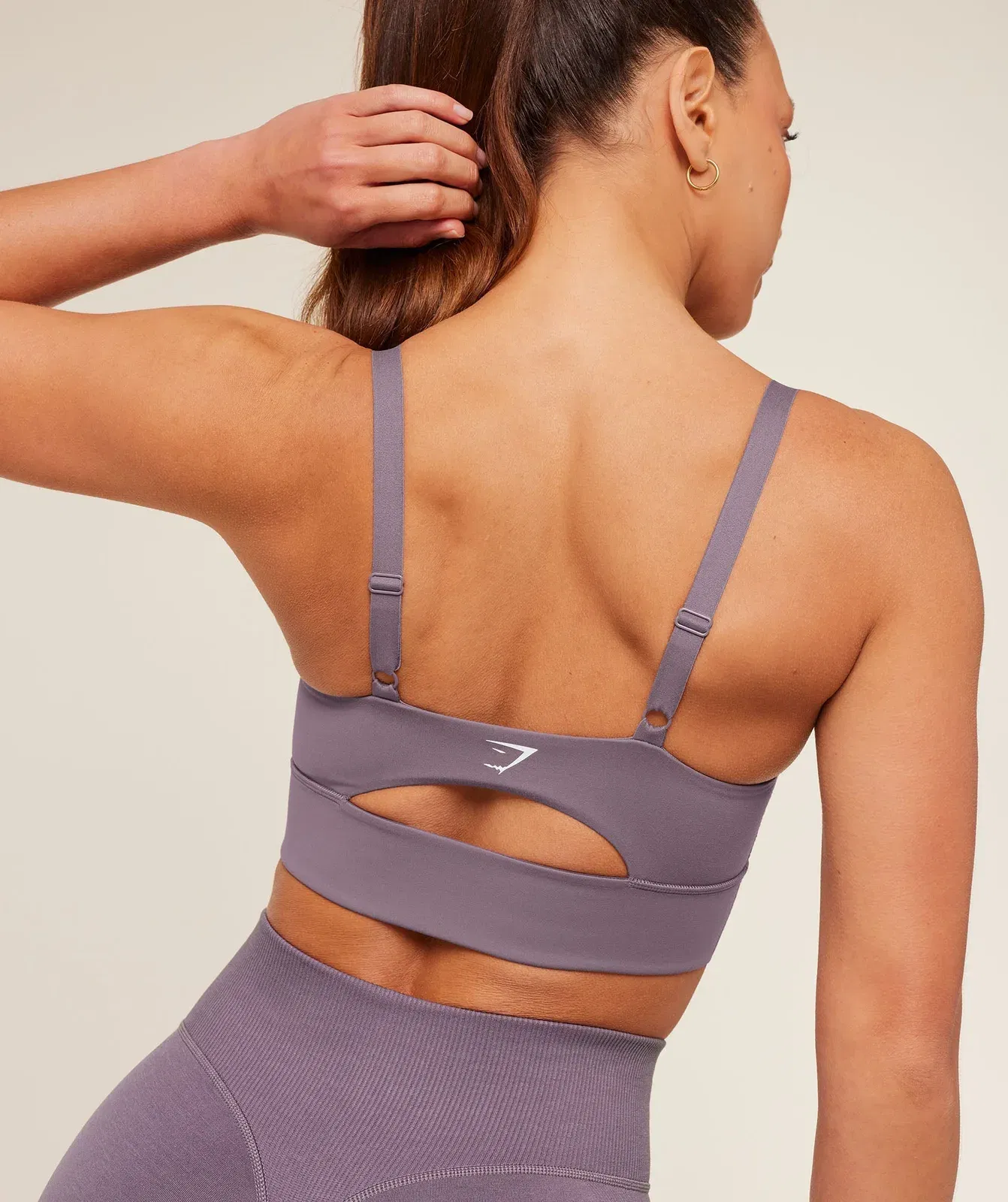 Women's Gymshark Twist Front Sports Bra Dusk Purple