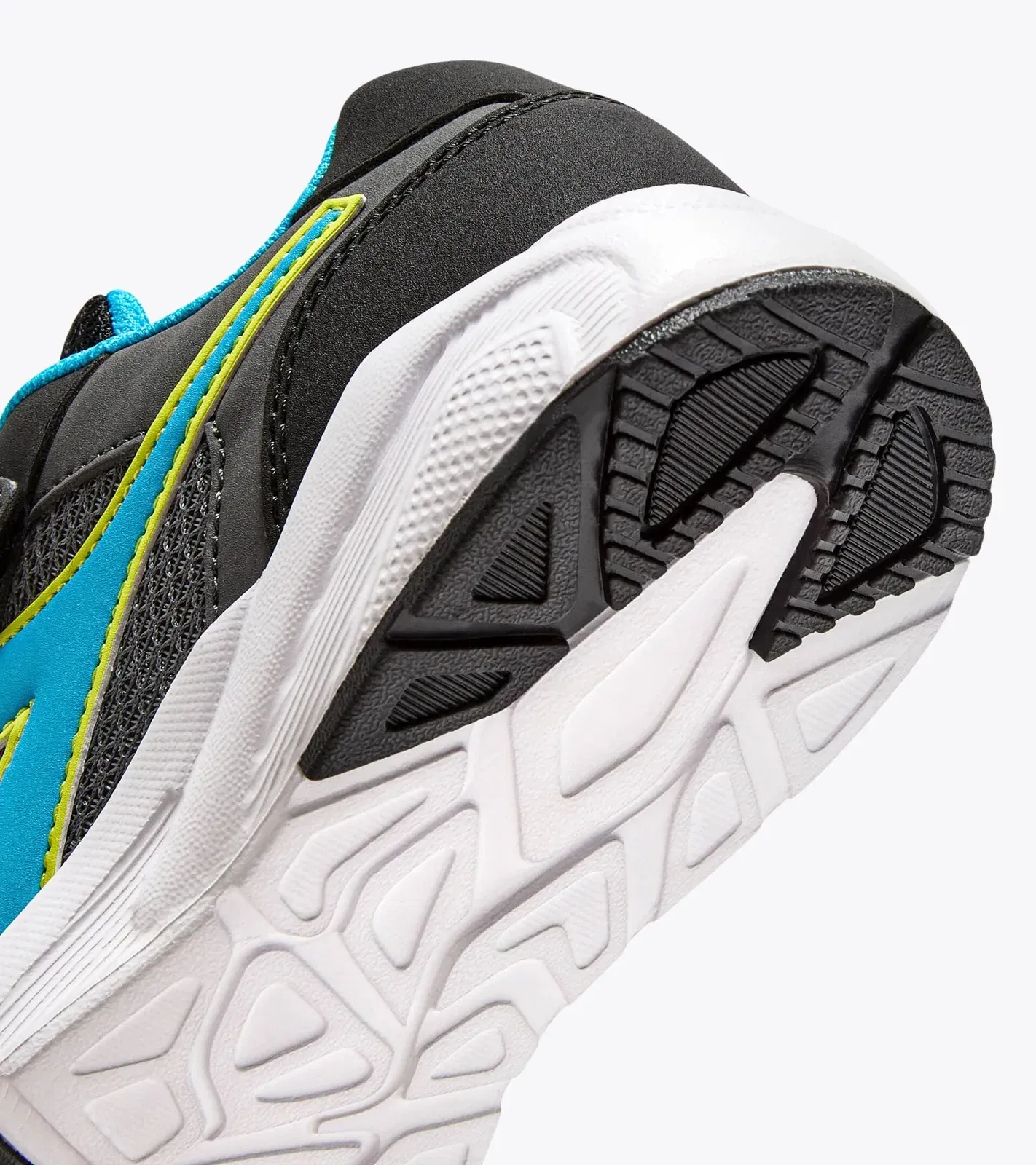 Diadora Falcon 5 Jr V Steel Gray /Blue Fluo