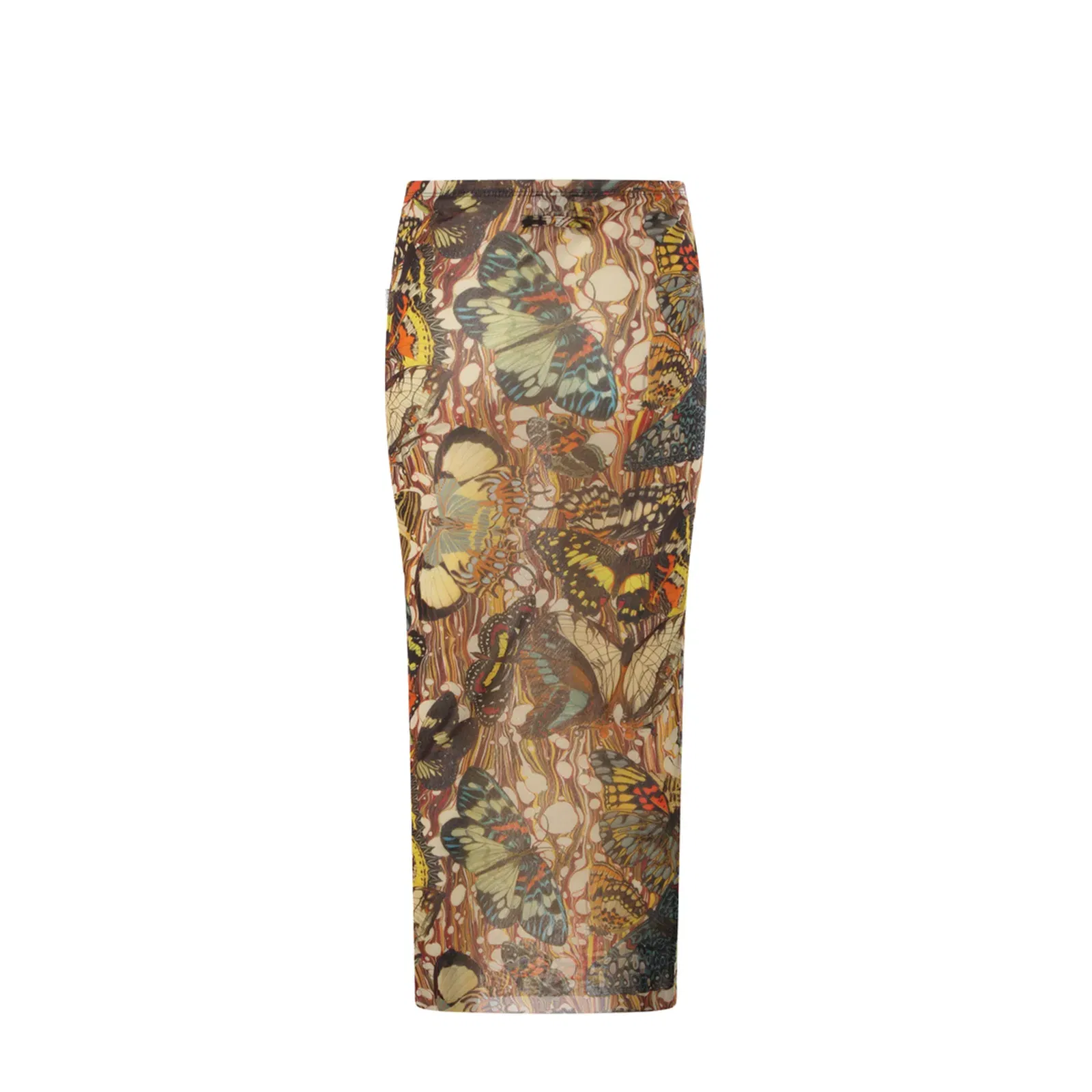 Long Skirt with Bow Tie Print