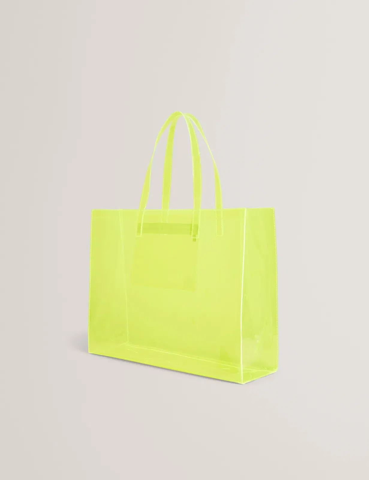 Ted Baker Sheakon Wide Neon Clear Vinyl Icon Tote Bag Women's