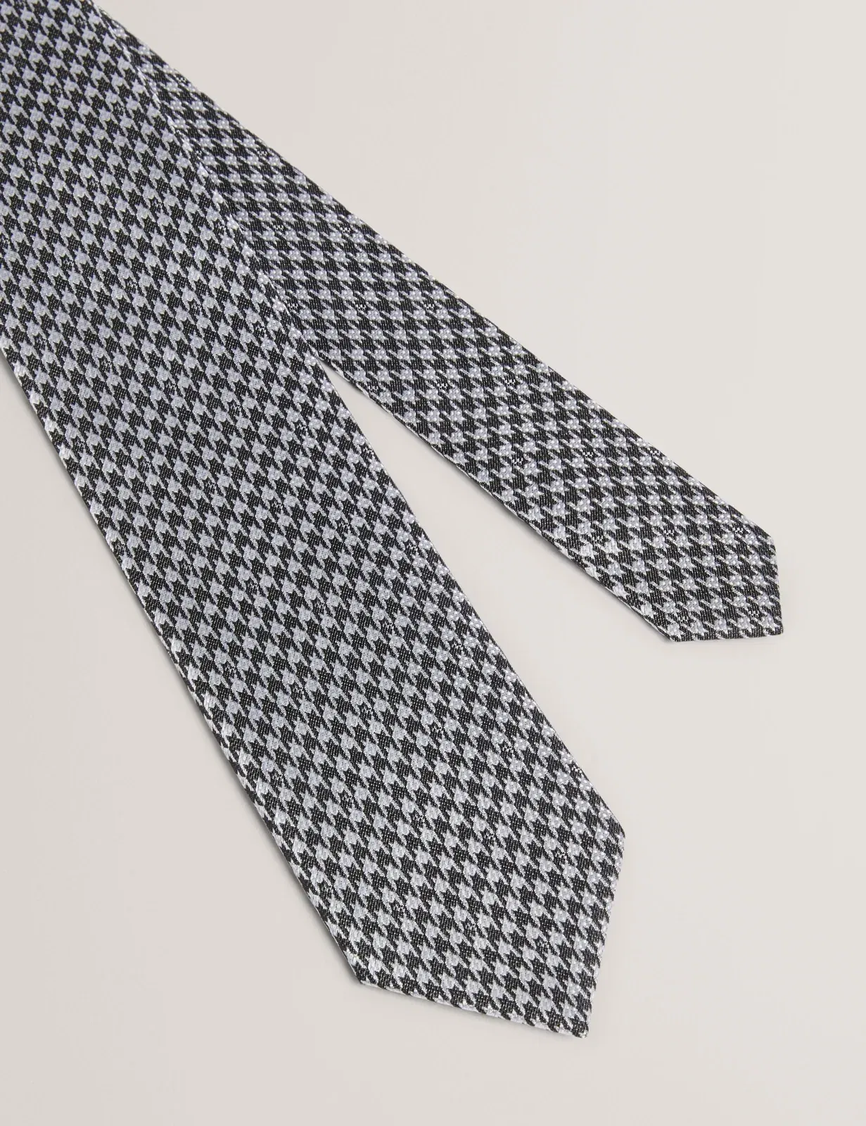 Ted Baker Stathis Dogtooth Check Silk Tie