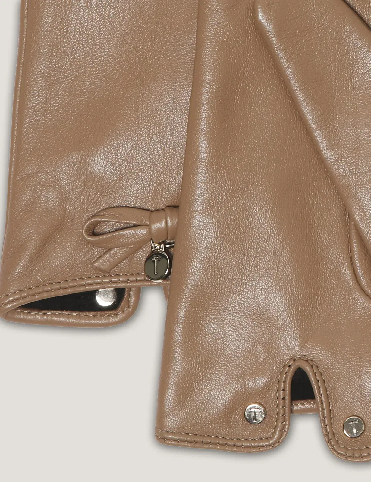 Ted Baker Sheryys Bow Detail Soft Leather Gloves Women's